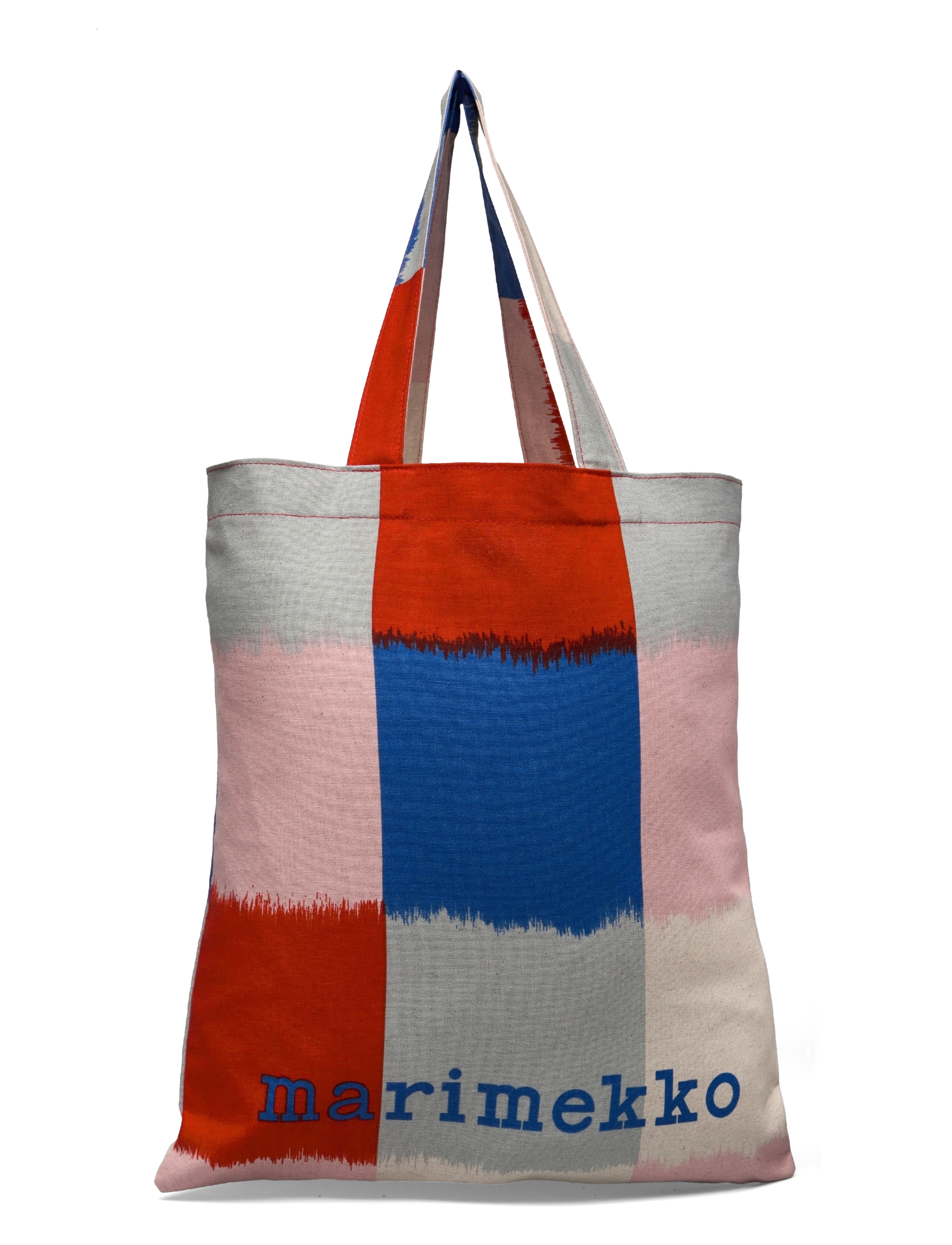 Marimekko VANKKA OSTJAKKI PLACEMENT - Shopper - LIGHT PINK, BLUE, RED / grey