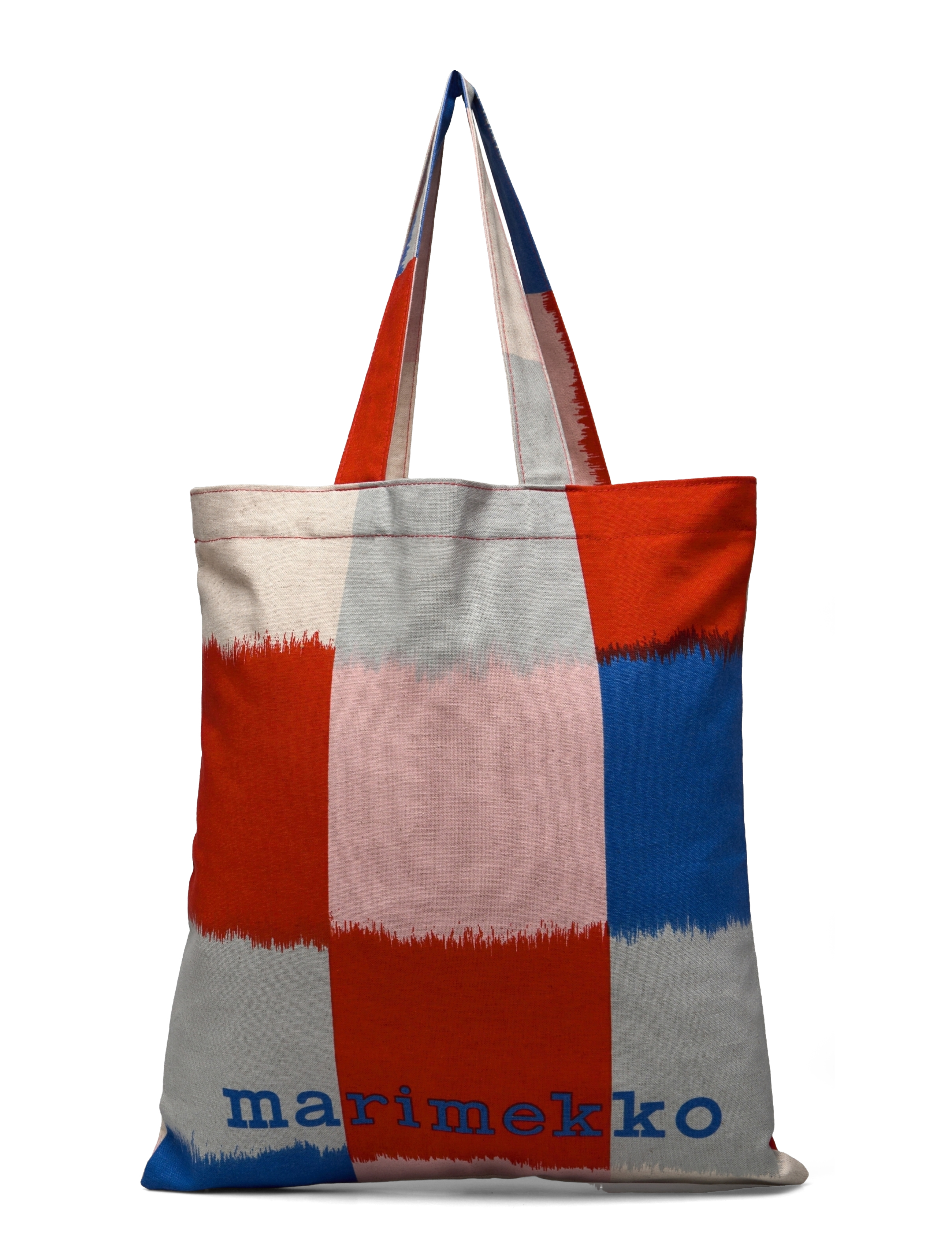 Marimekko - VANKKA OSTJAKKI PLACEMENT - torby tote - light pink, blue, red - 2