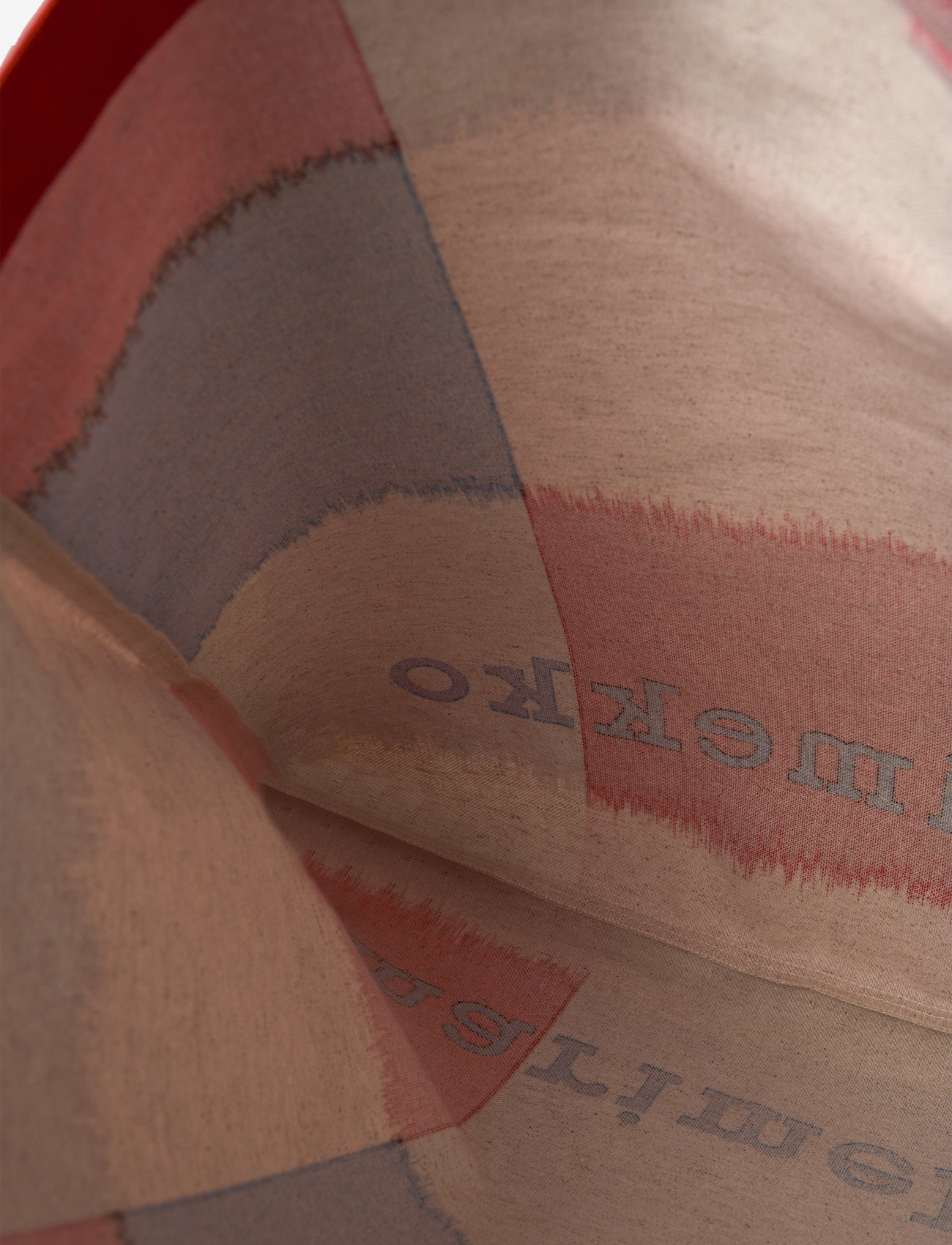 Marimekko - VANKKA OSTJAKKI PLACEMENT - tote bags - light pink, blue, red - 3