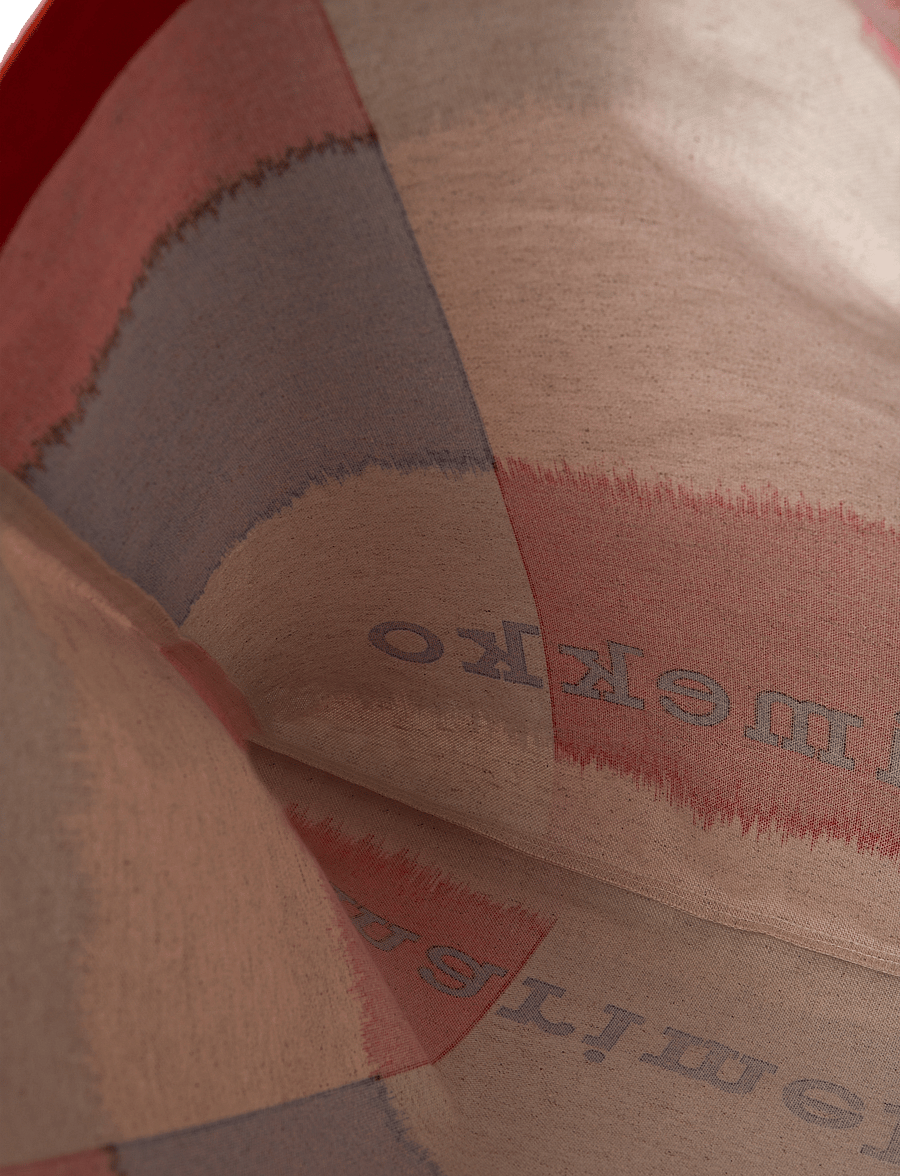 Marimekko - VANKKA OSTJAKKI PLACEMENT - tote bags - light pink, blue, red - 4