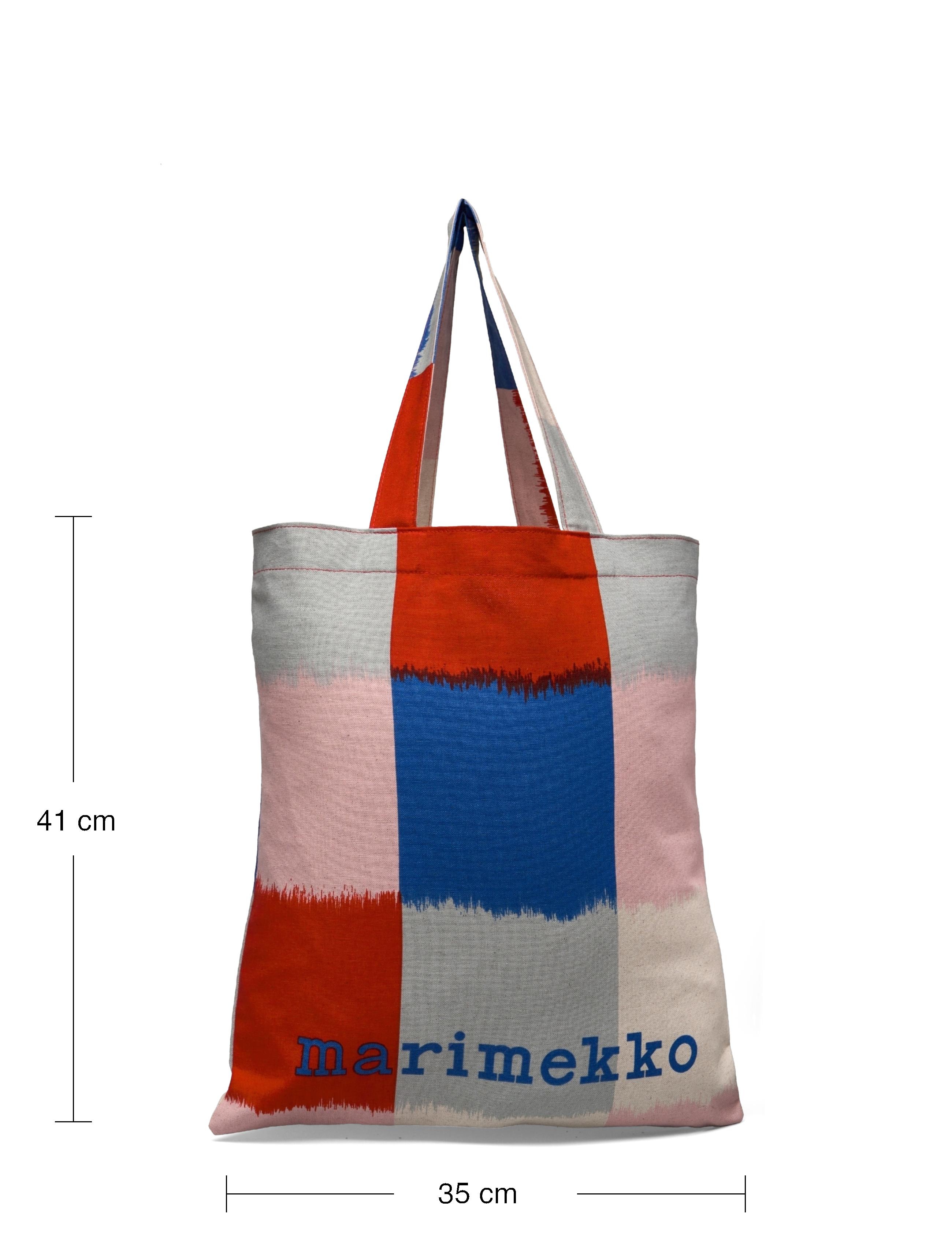 Marimekko - VANKKA OSTJAKKI PLACEMENT - torby tote - light pink, blue, red - 5