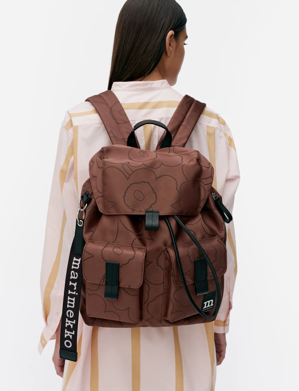 Marimekko - EVERYTHING BACKPACK L UNIKKO - modetrends - brown, black - 0