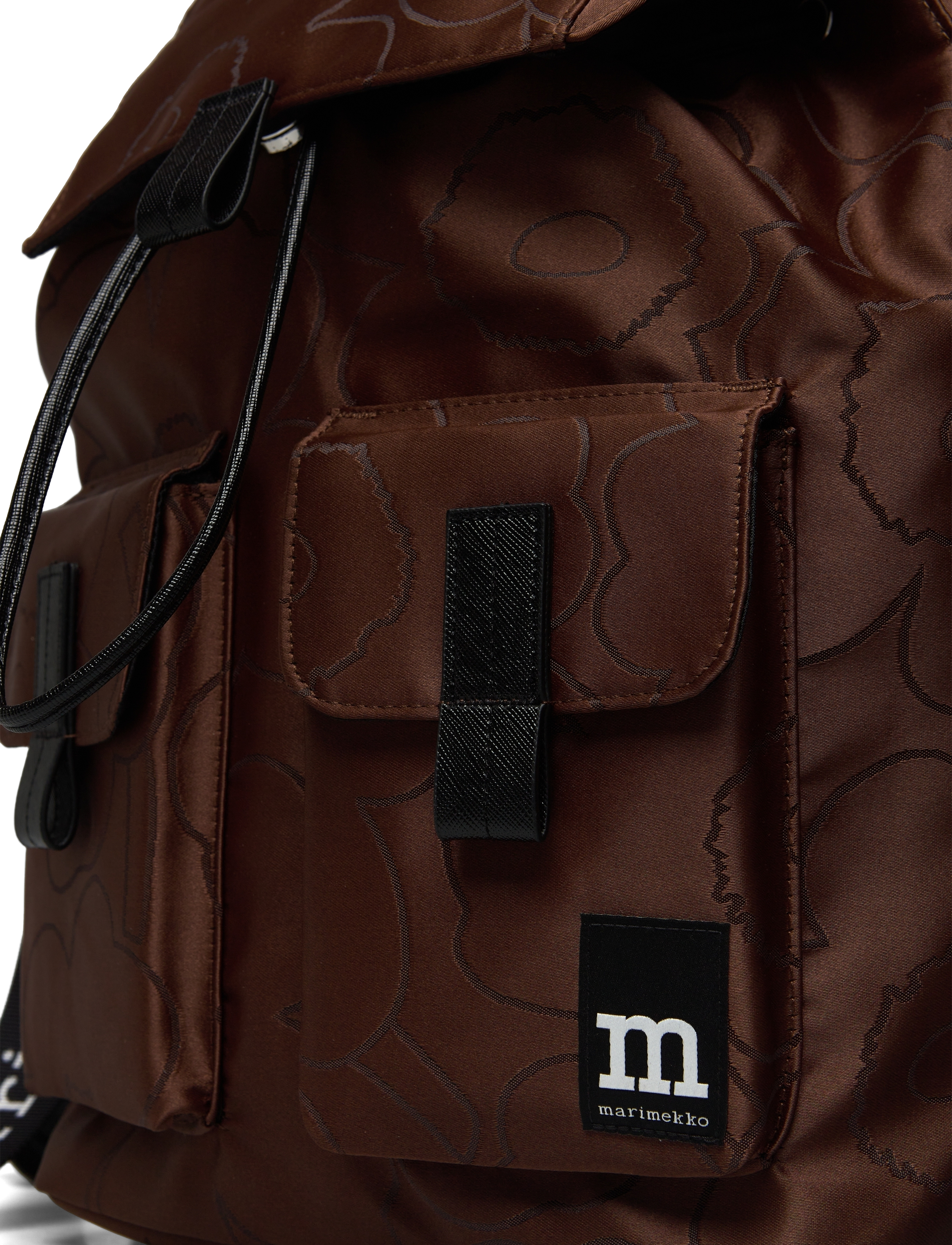 Marimekko - EVERYTHING BACKPACK L UNIKKO - brown, black - 4