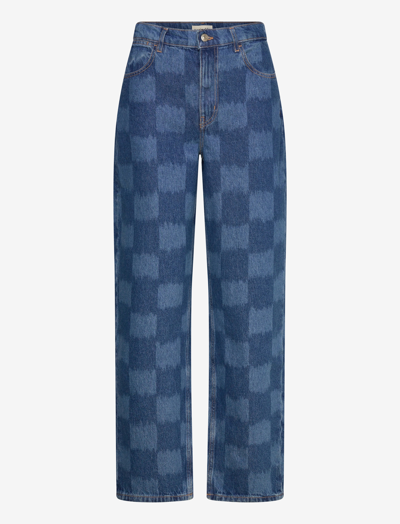 Marimekko - MARIDENIM BARREL JÄKÄLÄ L - straight jeans - mid indigo - 0