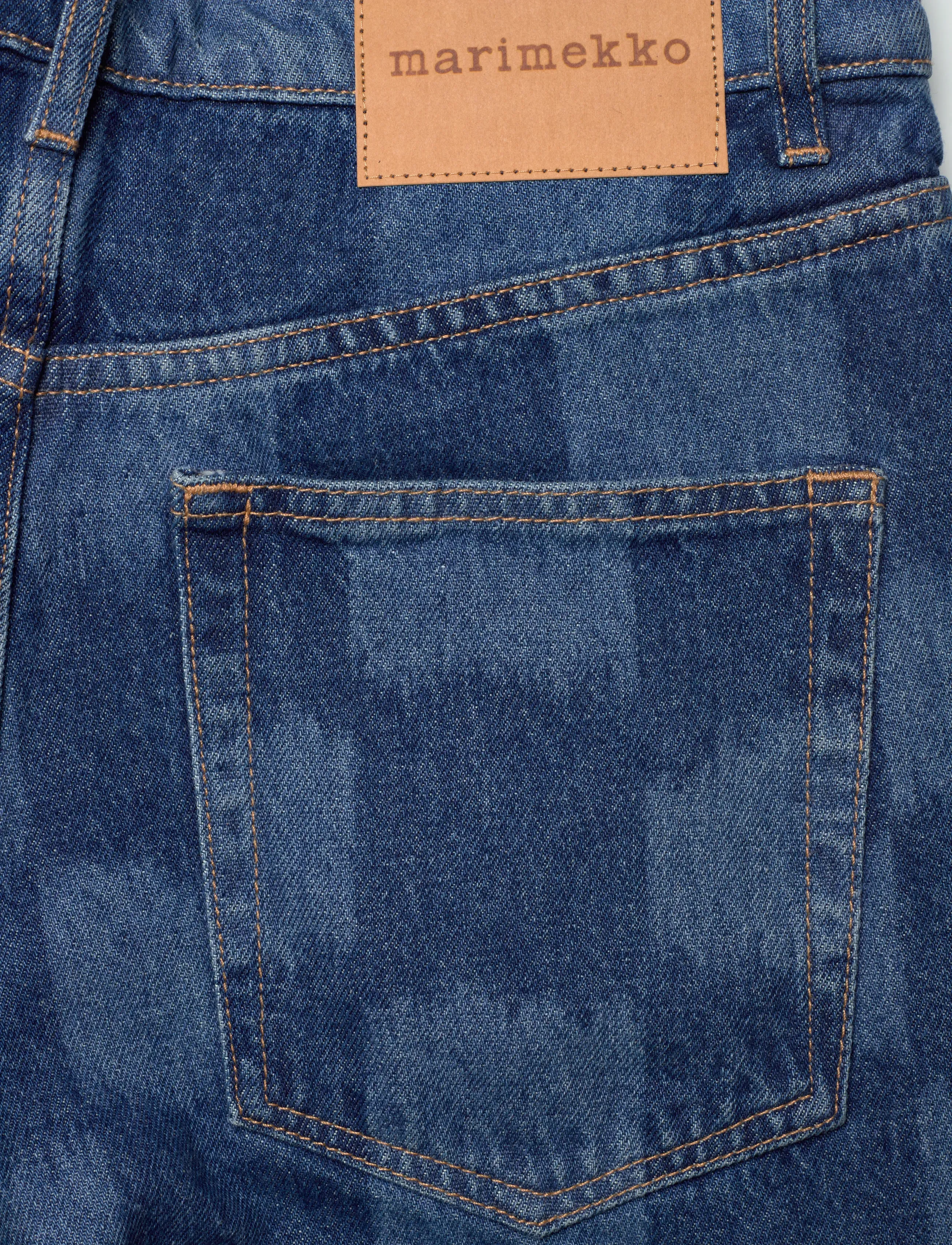 Marimekko - MARIDENIM BARREL JÄKÄLÄ L - straight jeans - mid indigo - 4