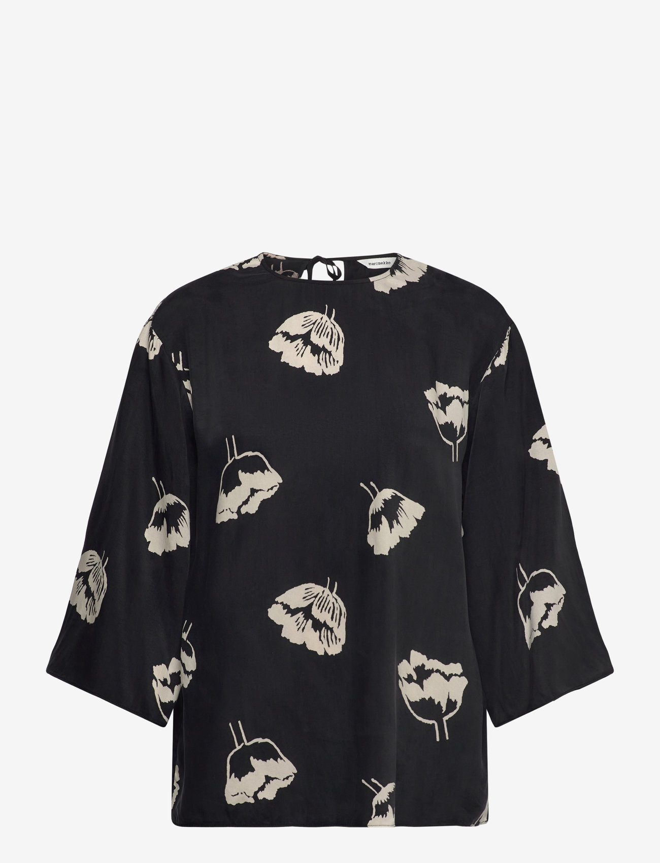 Marimekko - OAJA MYSKI - langärmlige tops - black, off white - 1