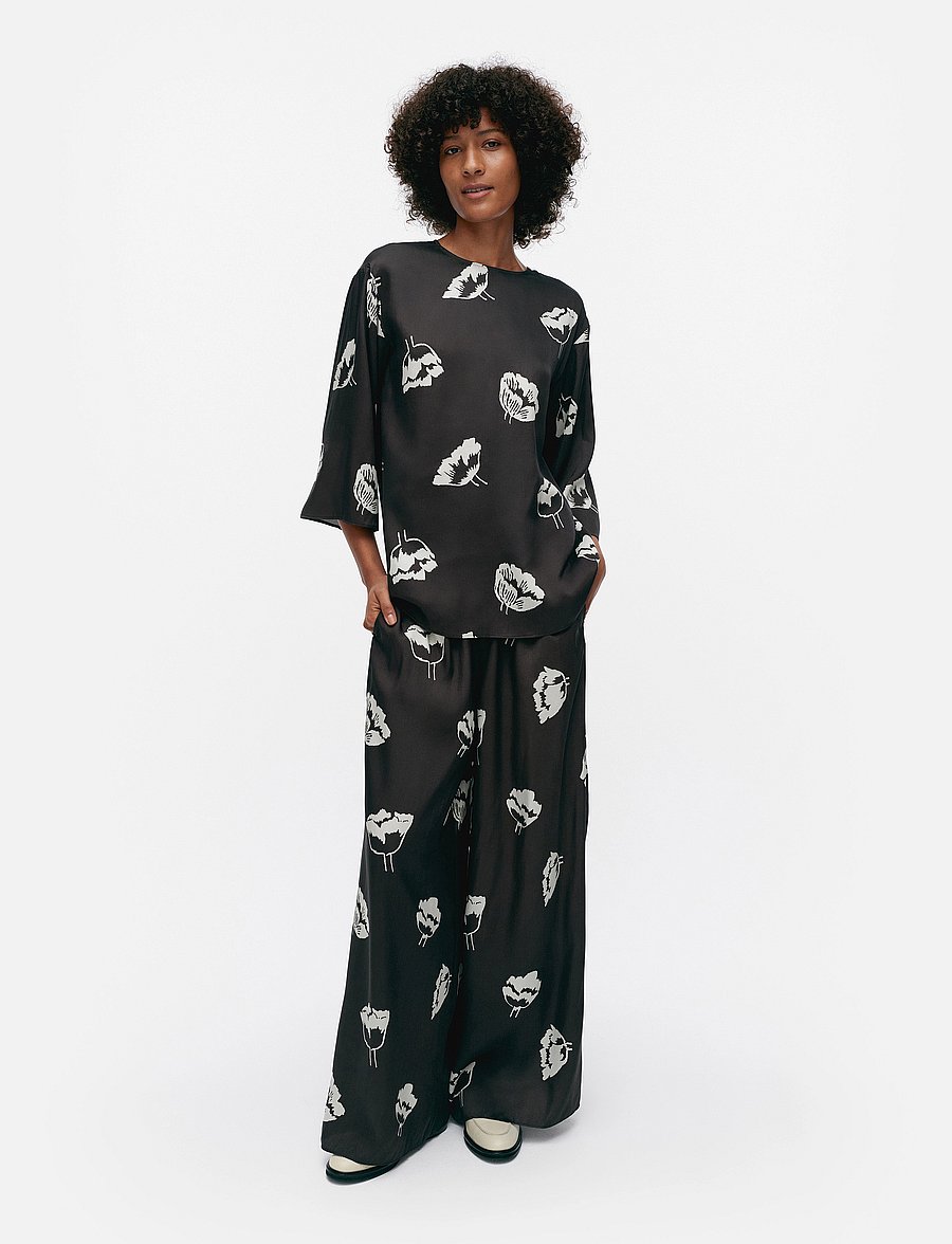 Marimekko - OAJA MYSKI - black, off white - 0