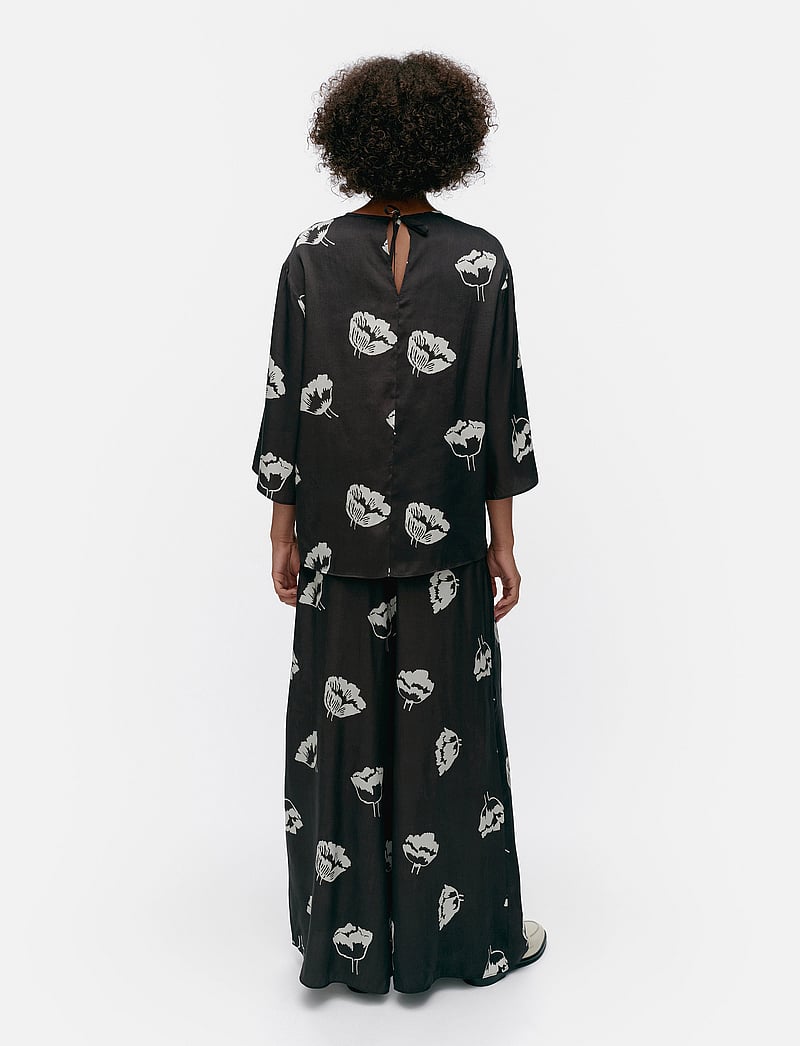 Marimekko - OAJA MYSKI - langärmlige tops - black, off white - 3