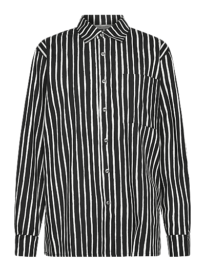 Marimekko JOKAPOIKA 2017 - Langärmlige Hemden - BLACK, WHITE / black