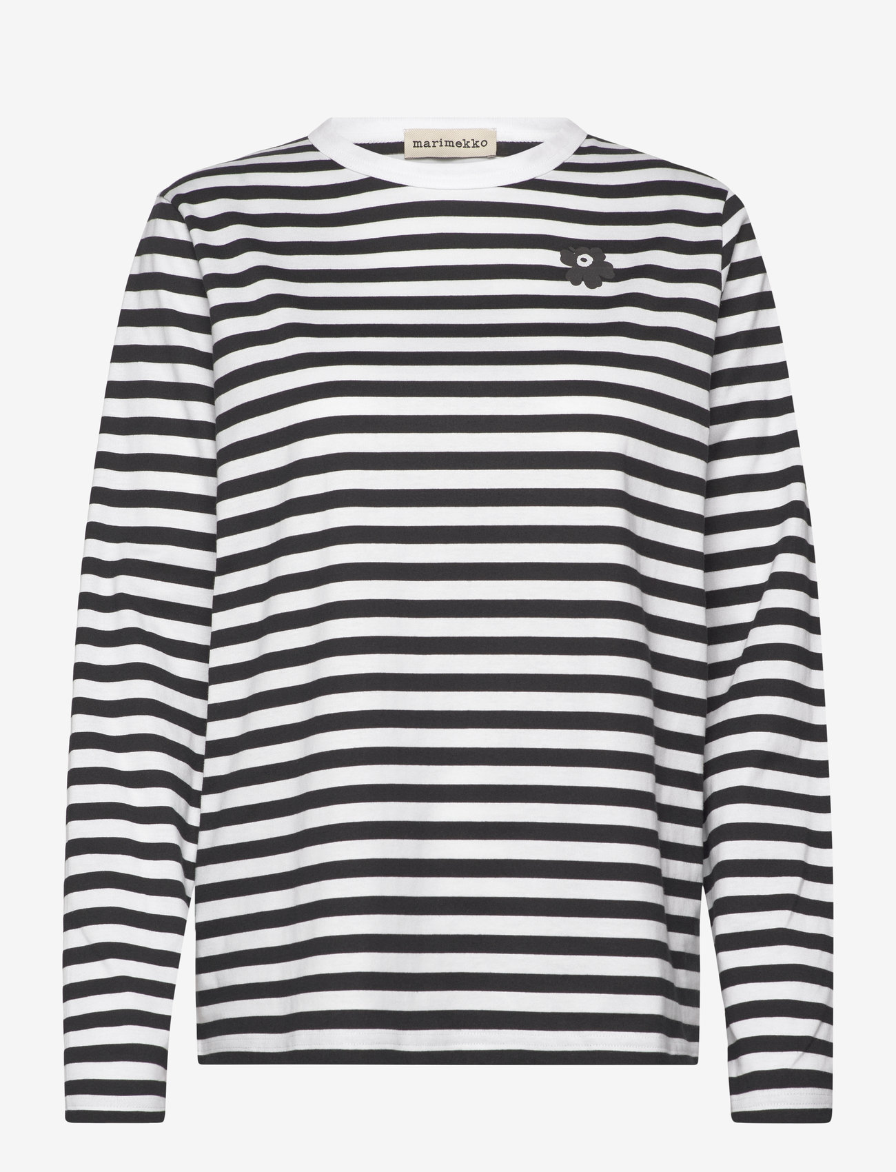 Marimekko - TASARAITA UNIKKO LS - white, black - 1