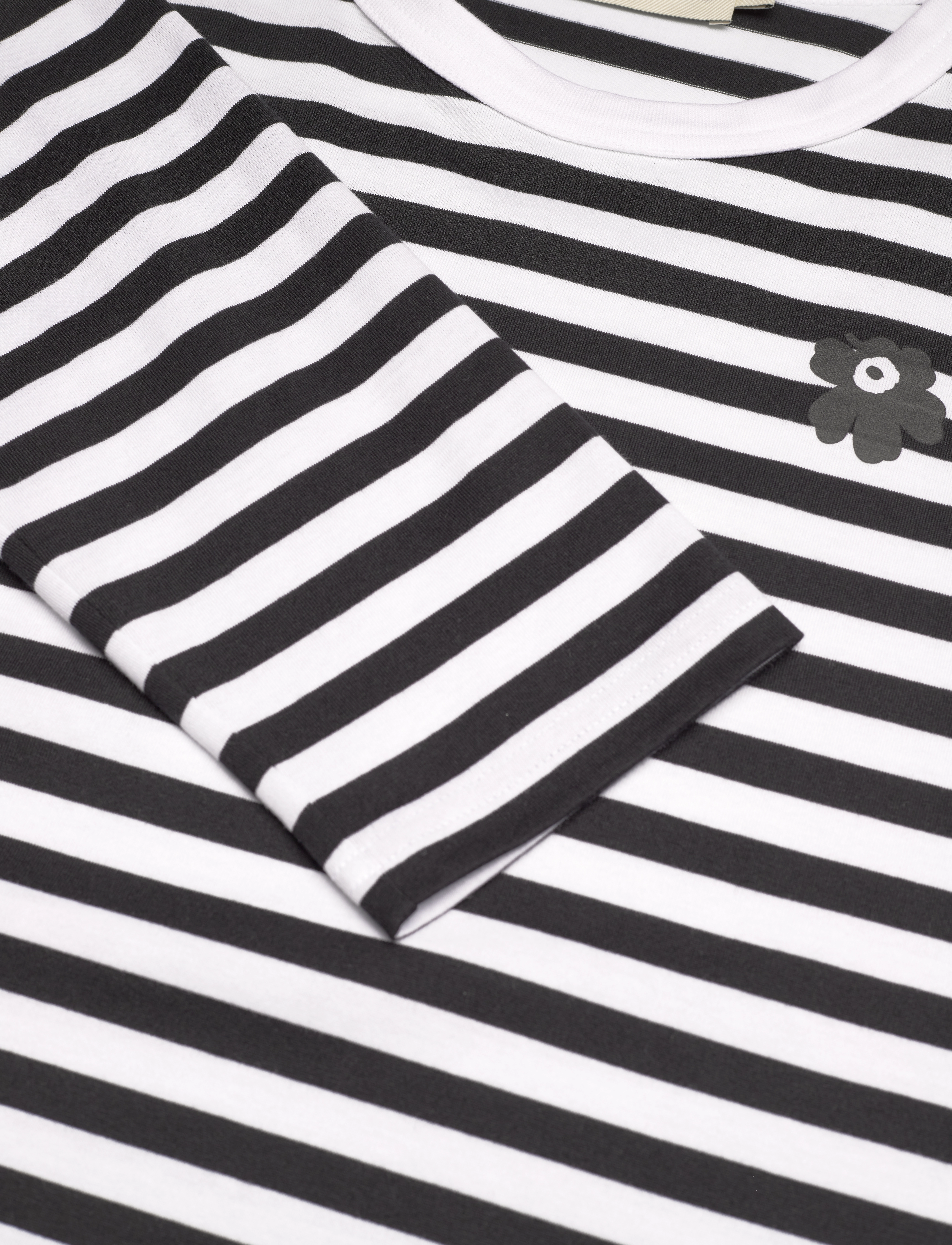 Marimekko - TASARAITA UNIKKO LS - langärmlige tops - white, black - 5