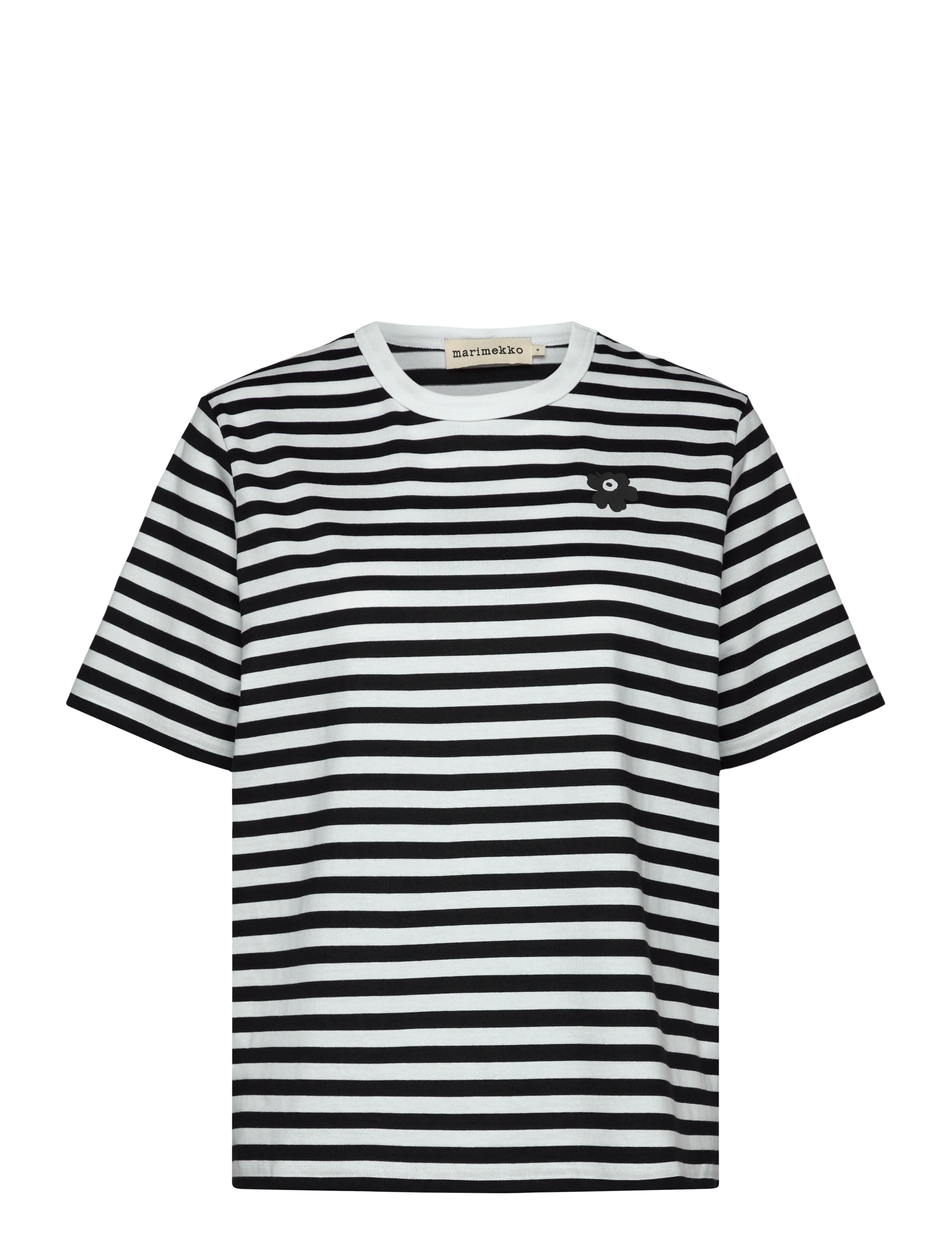 Marimekko TASARAITA UNIKKO SS - Tøj - WHITE, BLACK / black