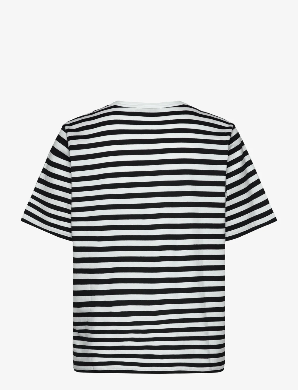 Marimekko - TASARAITA UNIKKO SS - t-shirts - white, black - 1