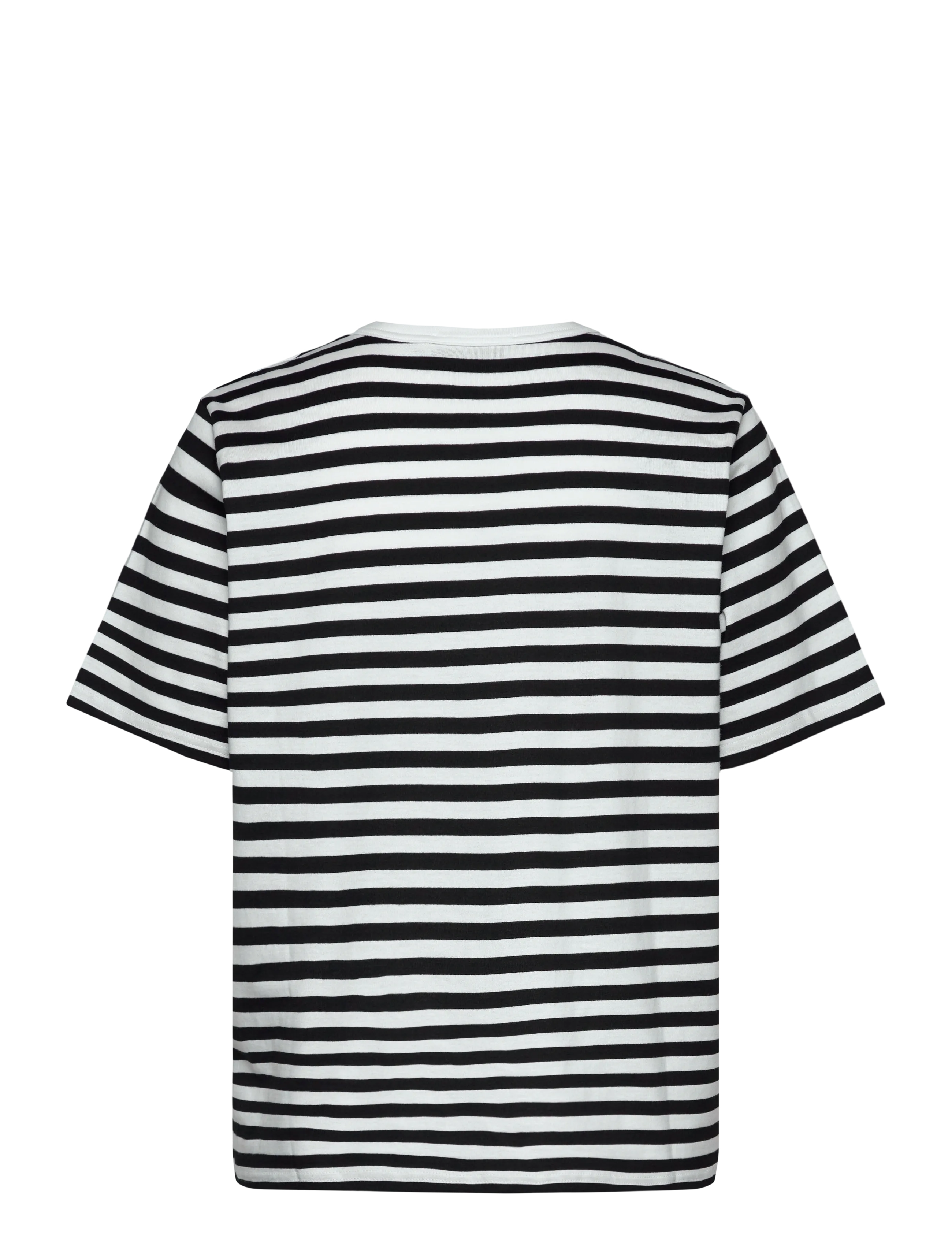Marimekko - TASARAITA UNIKKO SS - t-shirts - white, black - 1