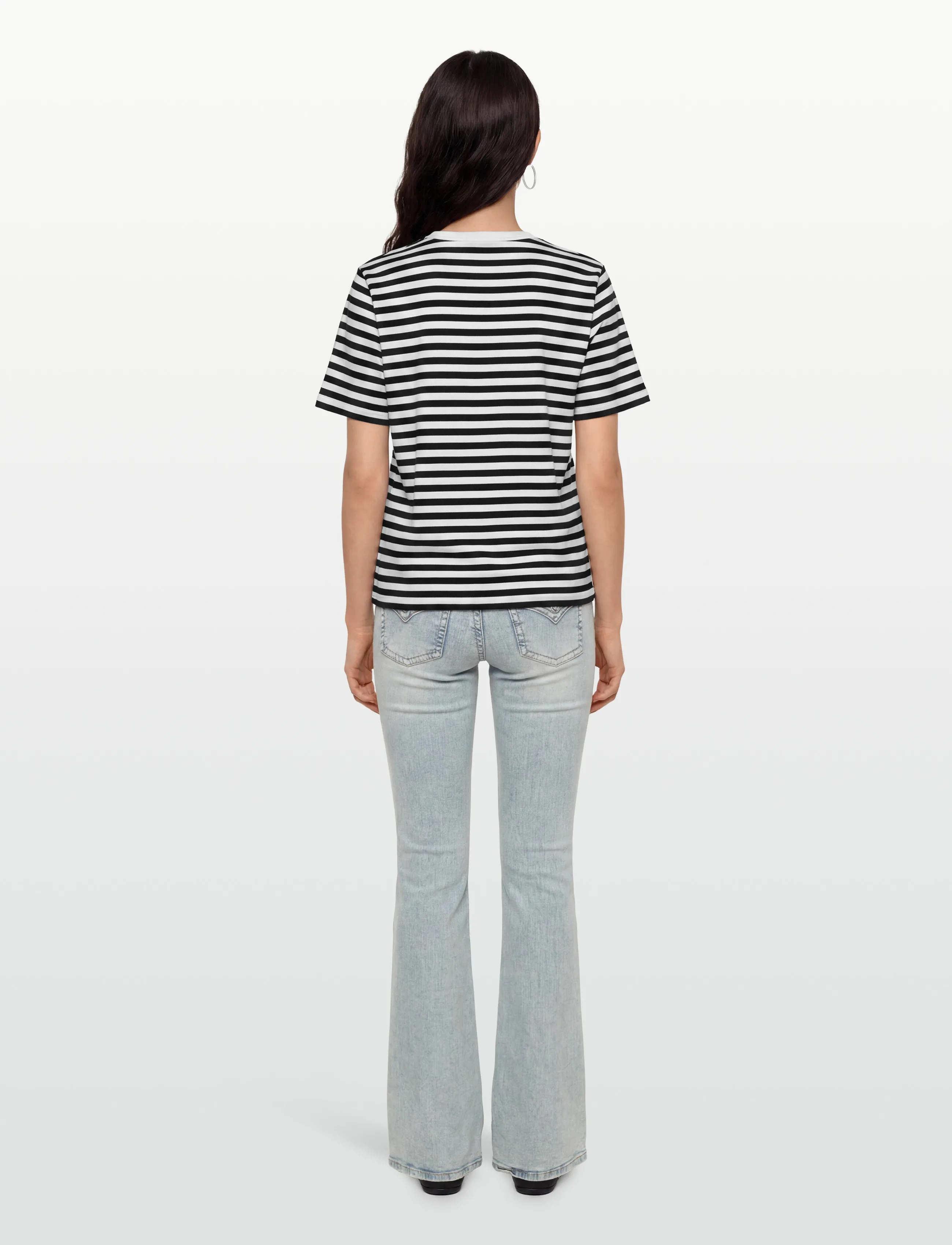 Marimekko - TASARAITA UNIKKO SS - t-särgid ja alussärgid - white, black - 4