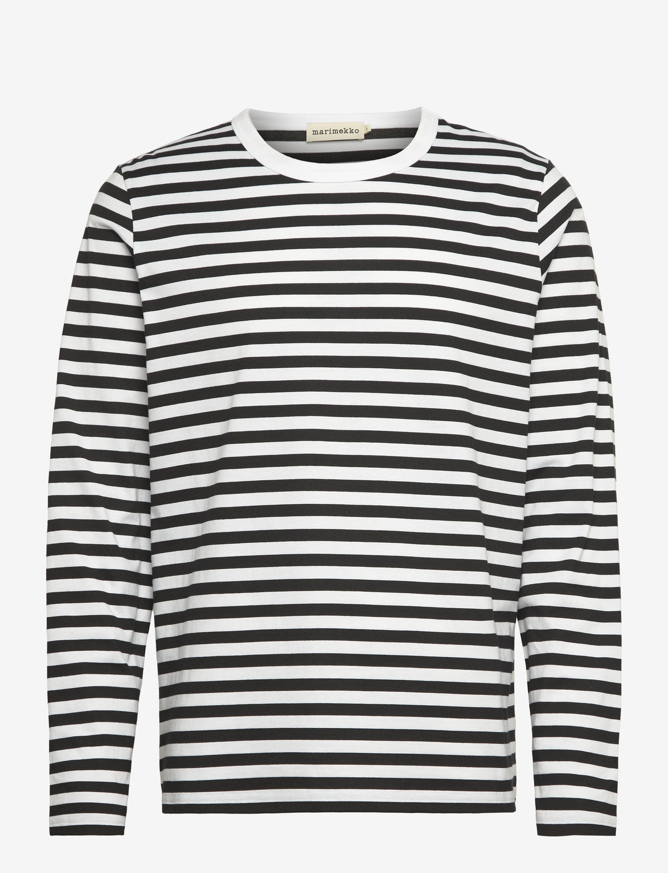 Marimekko - TASARAITA UNISEX LS - långärmade toppar - white, black - 1