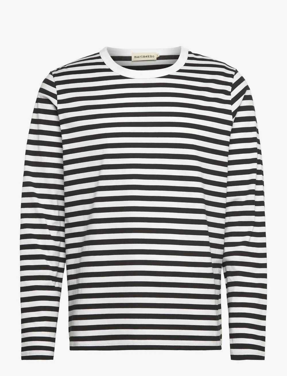 Marimekko - TASARAITA UNISEX LS - langärmlige tops - white, black - 1