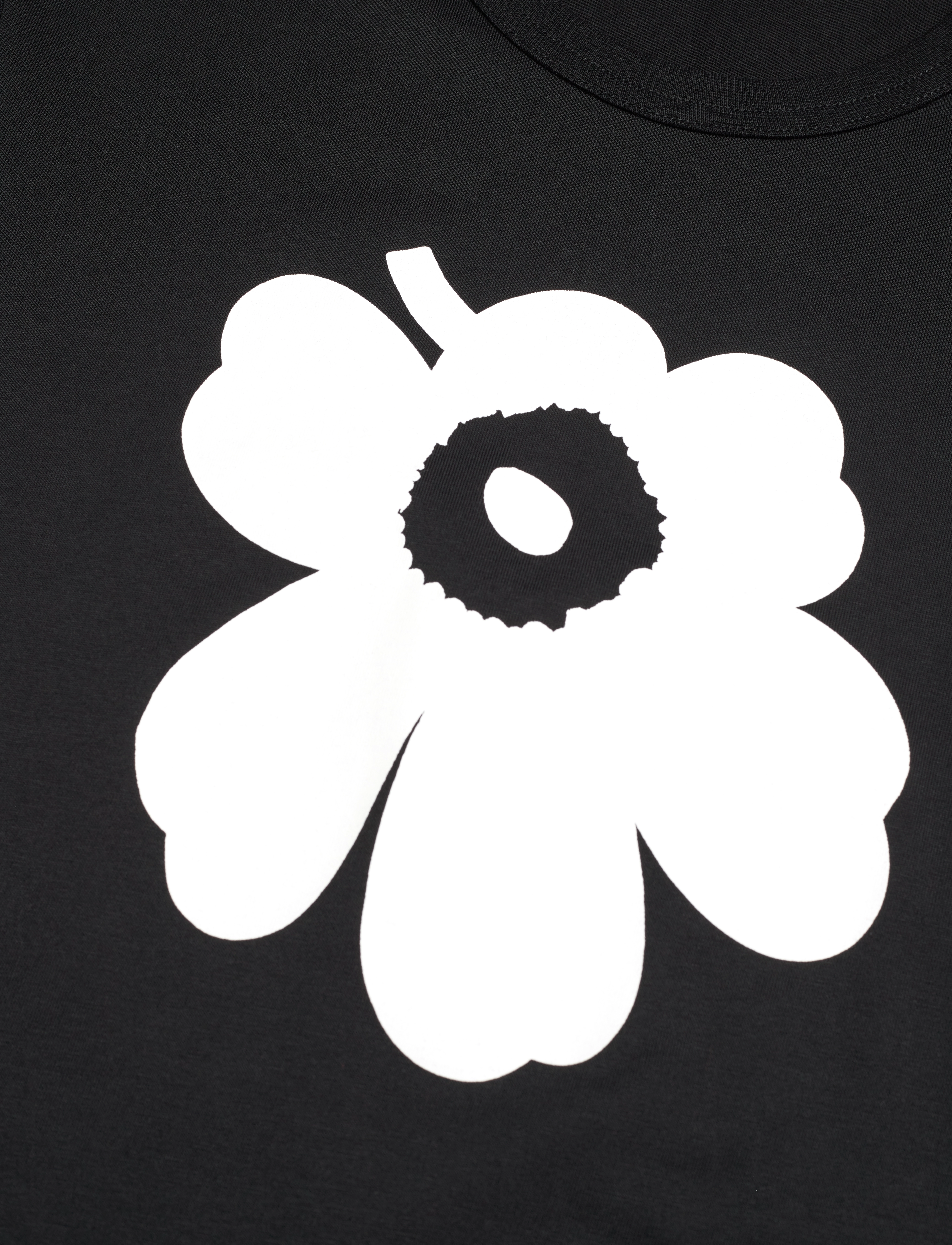 Marimekko - ERNA UNIKKO PLACEMENT - t-shirts & tops - black, off white - 3