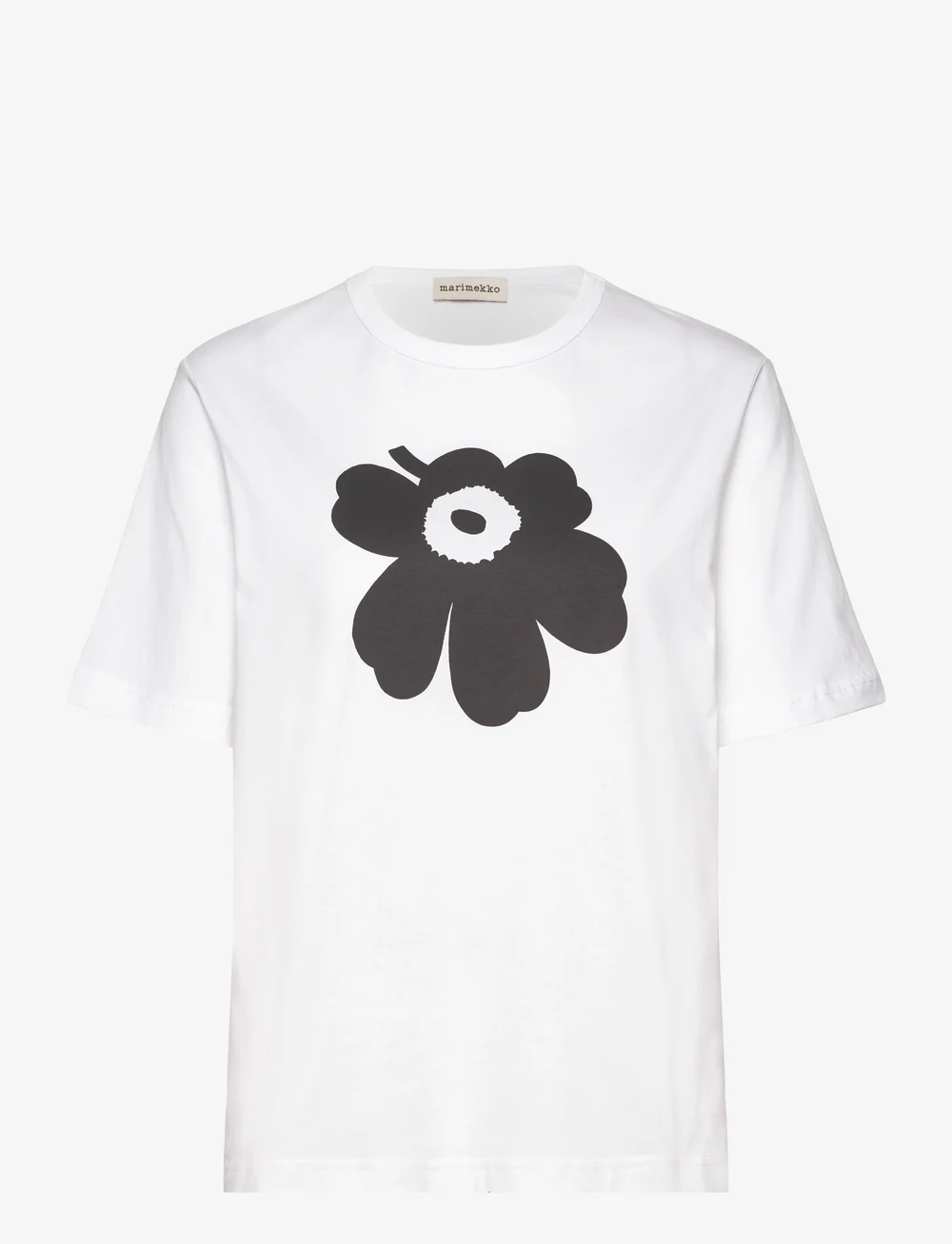 Marimekko - ERNA UNIKKO PLACEMENT - t-shirts - white, black - 1