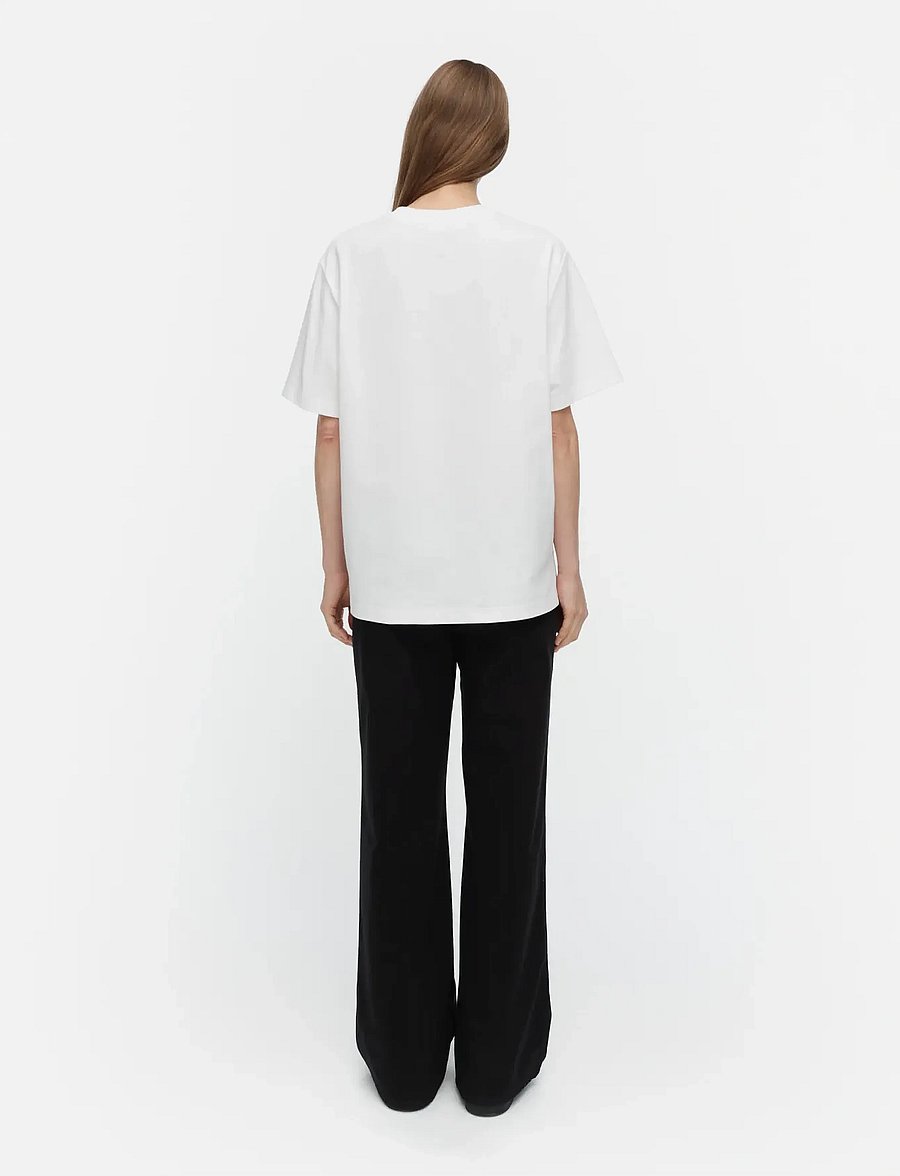 Marimekko - TORUS UNIKKO PLACEMENT - t-shirts - white, black - 3