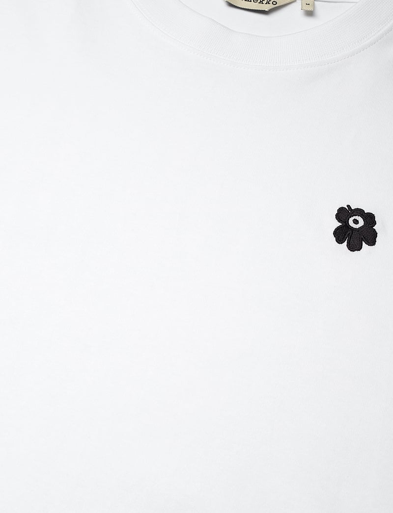 Marimekko - TORUS UNIKKO PLACEMENT - t-shirts & tops - white, black - 5