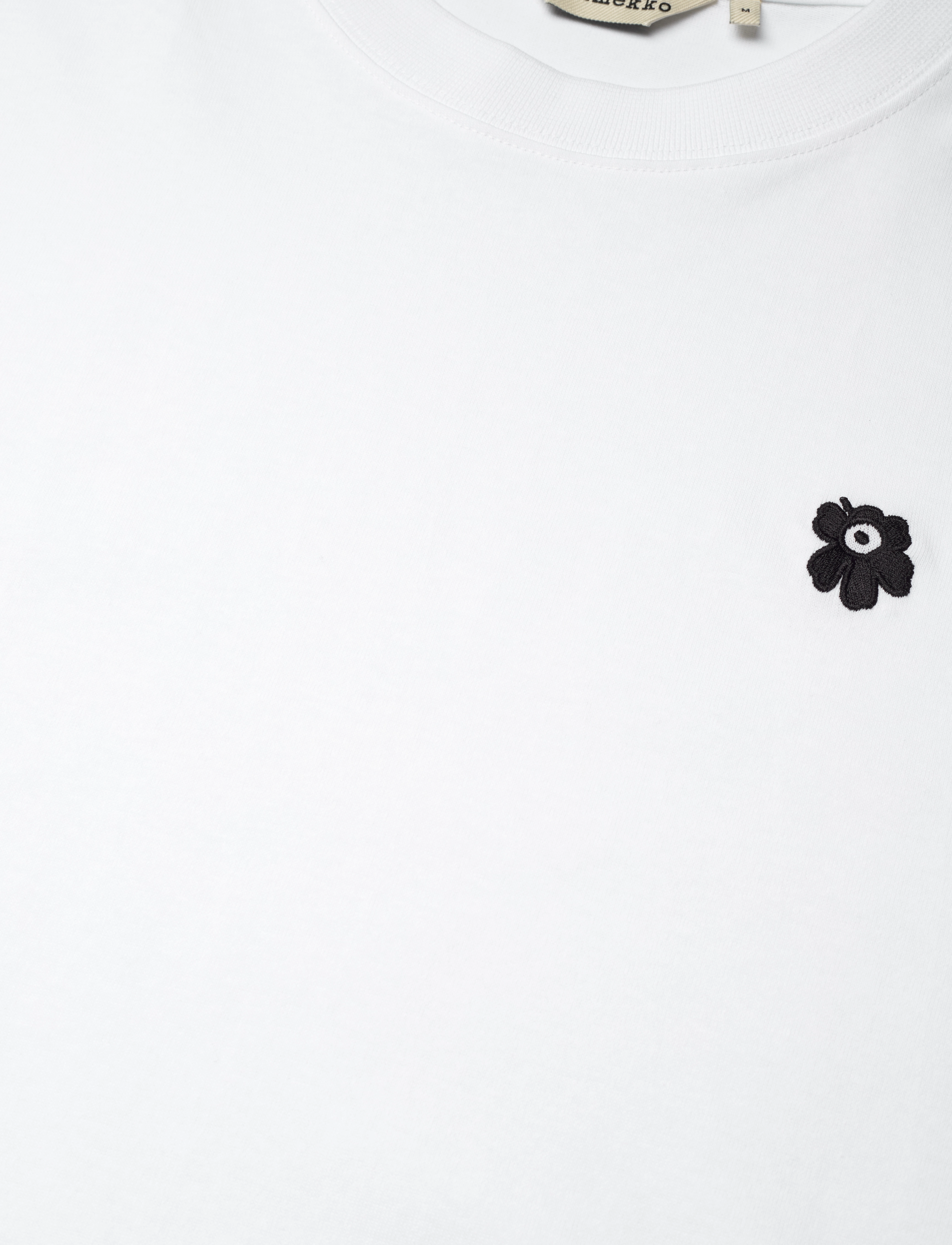 Marimekko - TORUS UNIKKO PLACEMENT - t-shirts - white, black - 5