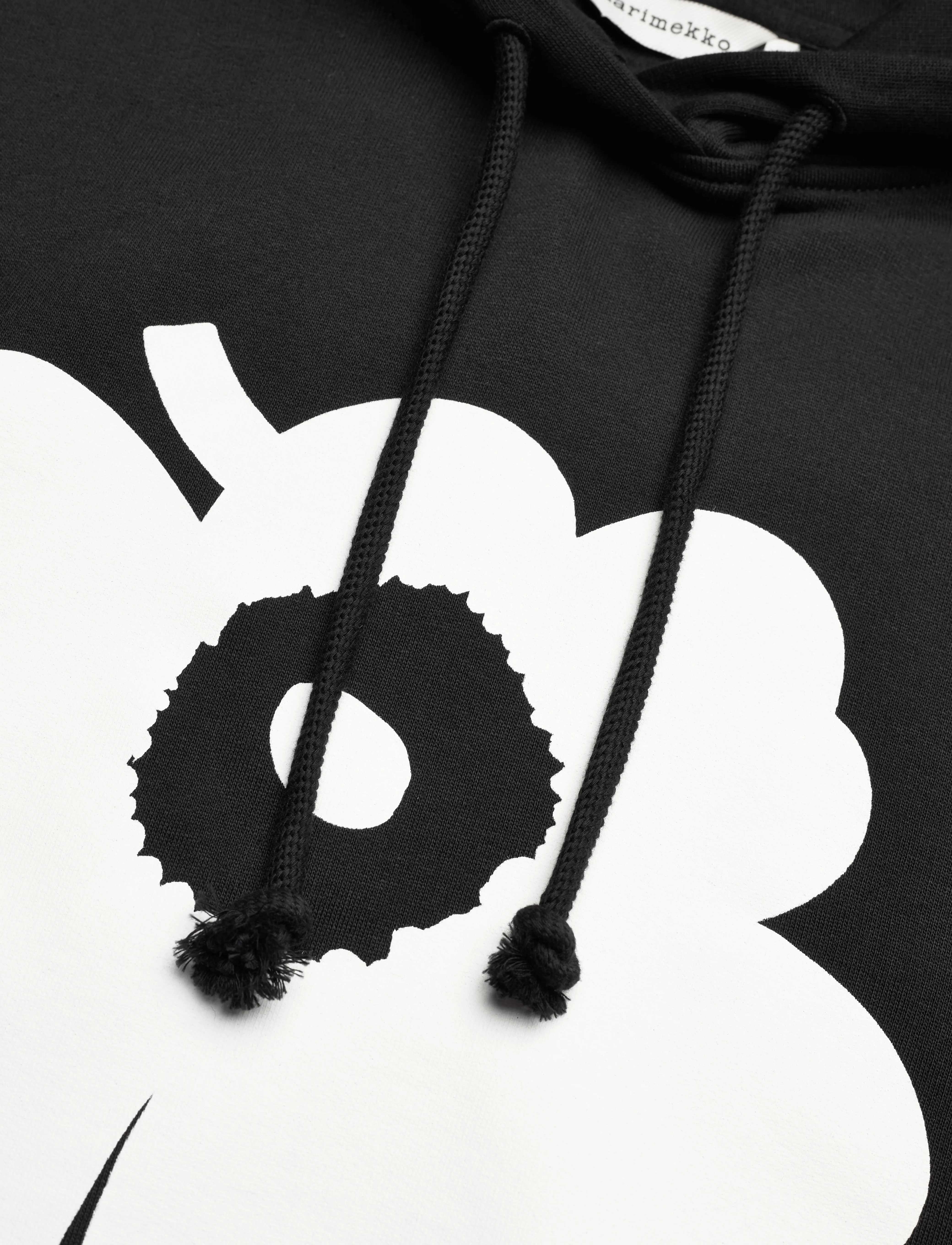 Marimekko - RUNOJA UNIKKO PLACEMENT - sweatshirts & hoodies - black, off-white - 2