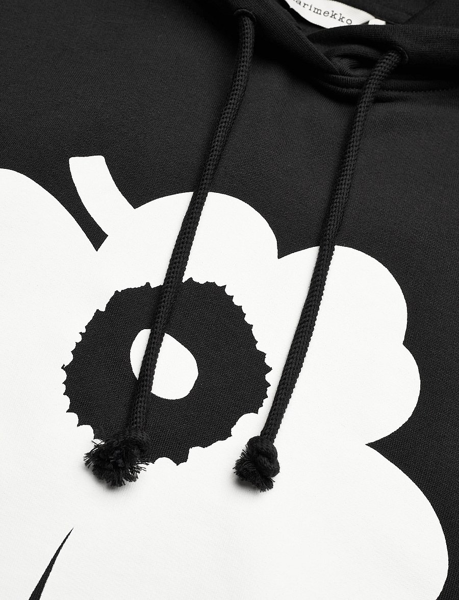Marimekko - RUNOJA UNIKKO PLACEMENT - sweatshirts & hoodies - black, off-white - 2