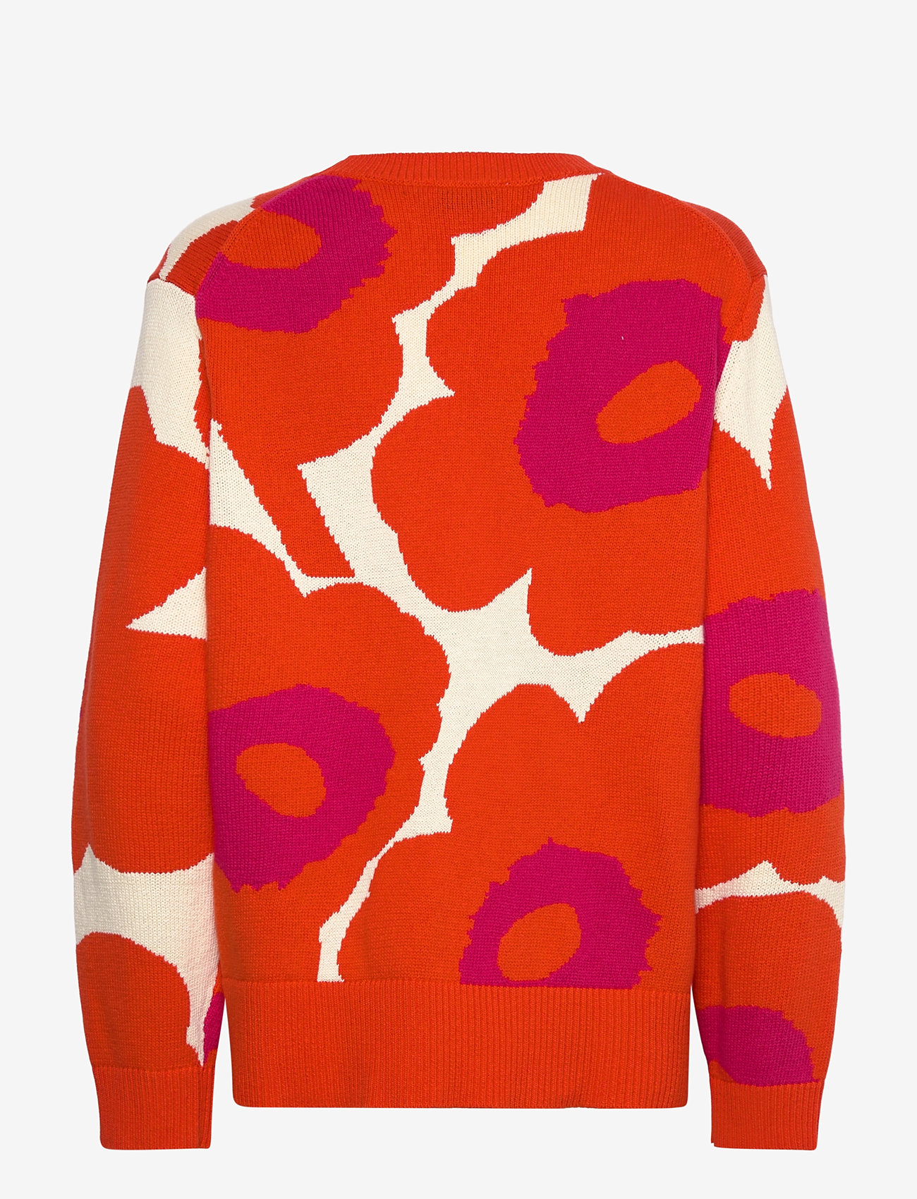 Marimekko - PÄIVÄ UNIKKO - orange, off white, fuchsia - 2