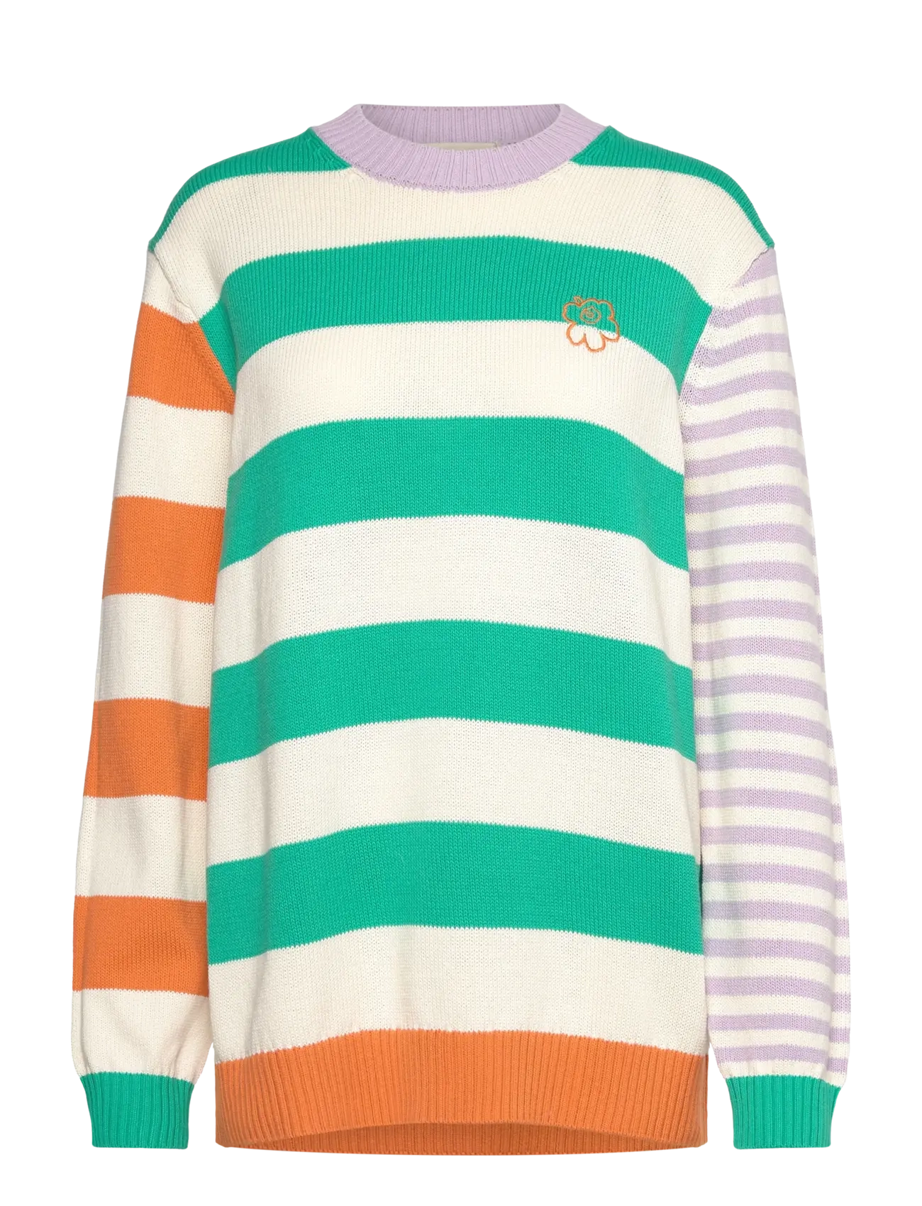 Marimekko - KESÄKOJU MAALIS PATJA - off white, green, lilac - 1