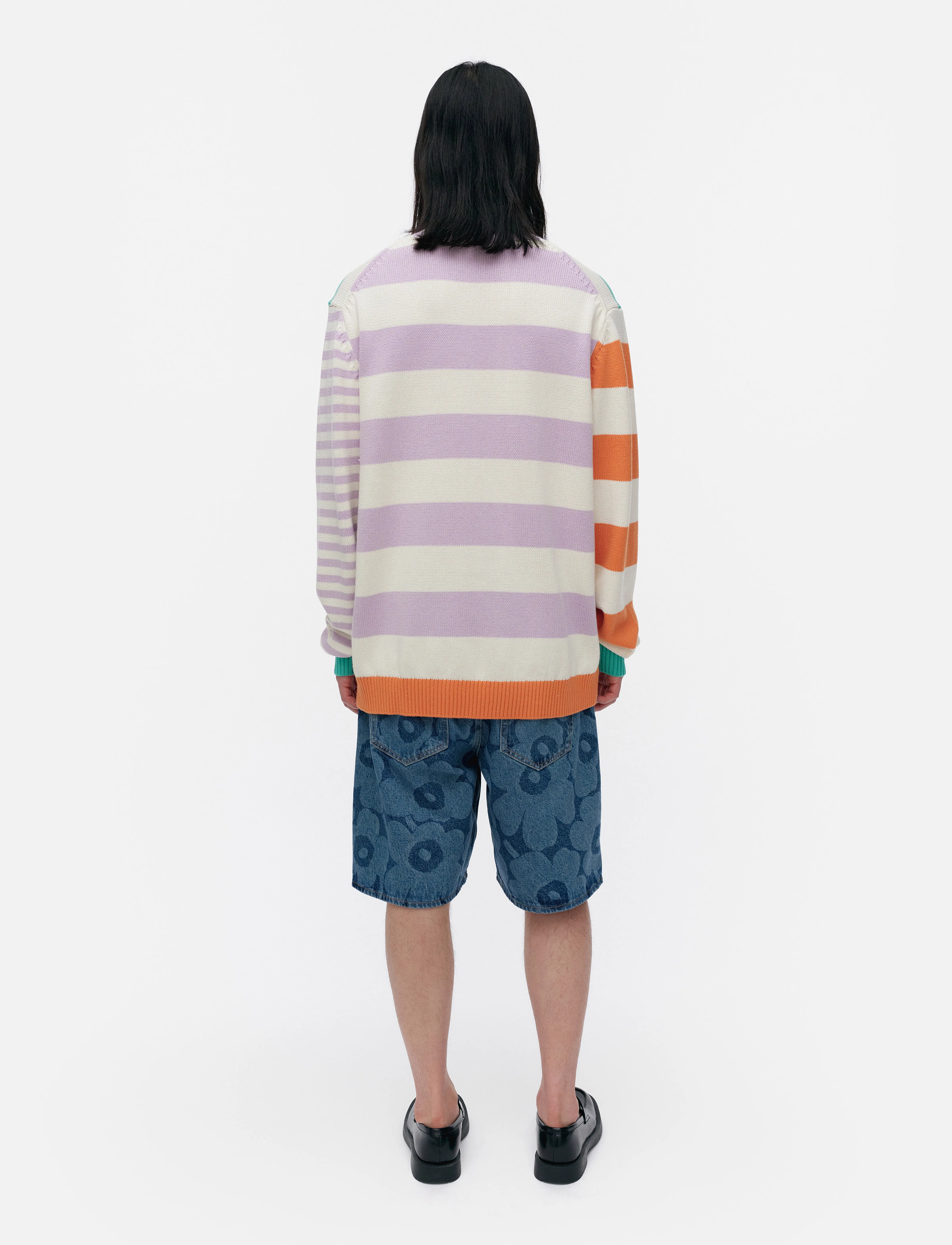 Marimekko - KESÄKOJU MAALIS PATJA - off white, green, lilac - 4