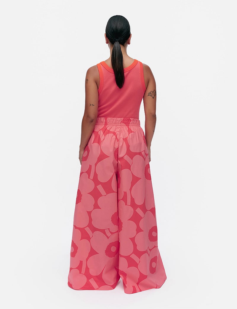 Marimekko - VOIMAKUKKA UNIKKO - hosen mit weitem bein - red, pink - 3