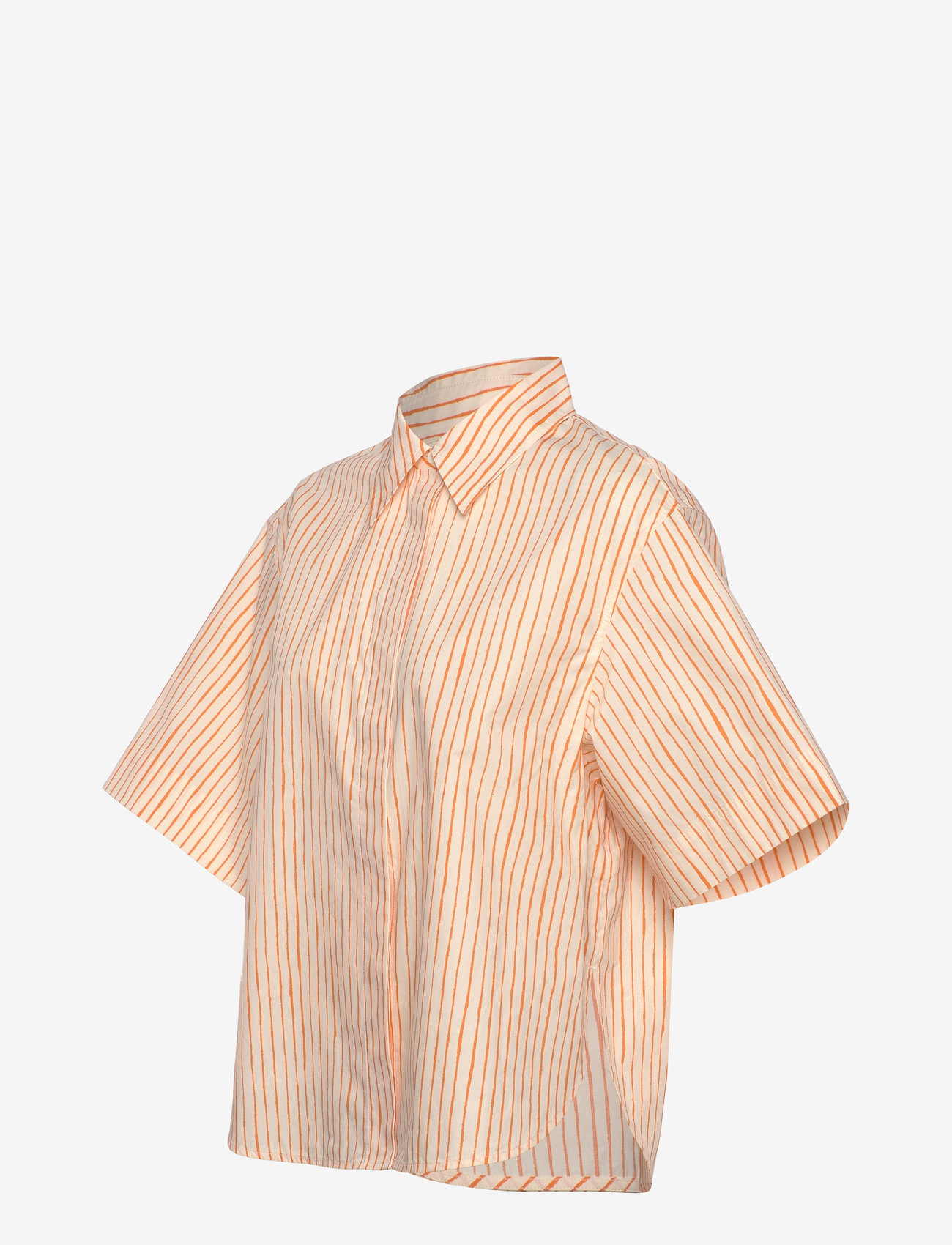 Marimekko - SINERTÄVÄ AITA - kortärmade skjortor - off white, orange - 3