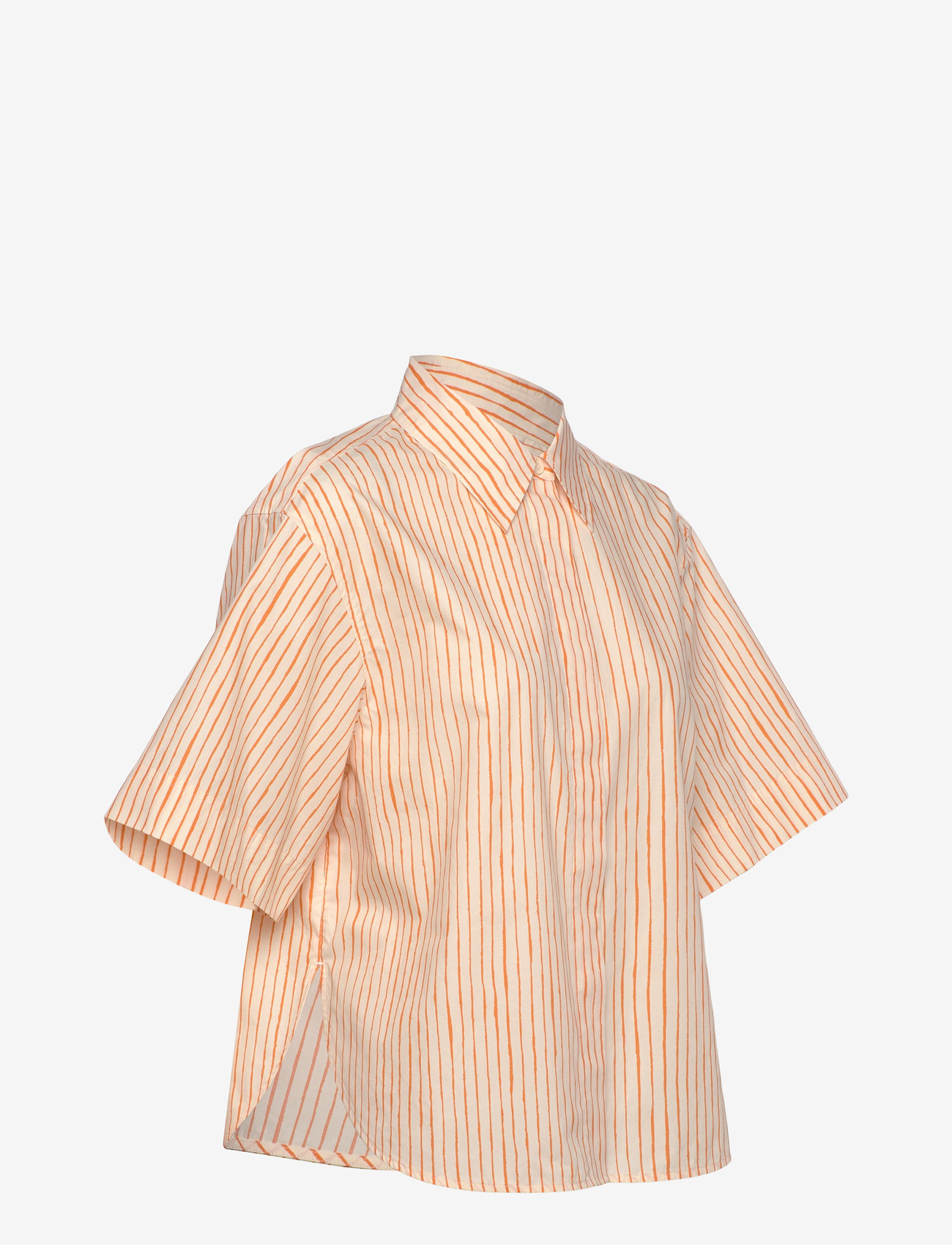 Marimekko - SINERTÄVÄ AITA - kortärmade skjortor - off white, orange - 4