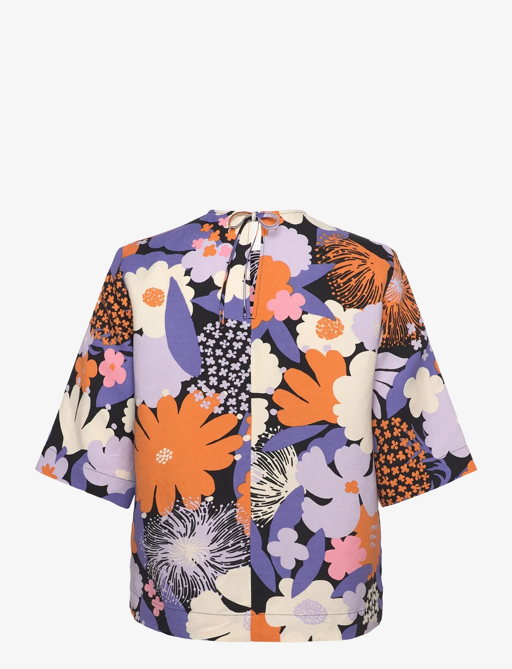 Marimekko - ORKIDEA SUVIKIMPPU - marškinėliai - lilac, orange, black, off whi. - 2