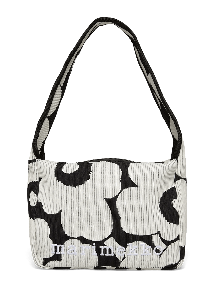Marimekko - KNITTED SHOULDERBAG UNIKKO - modetrends - black, off white - 0