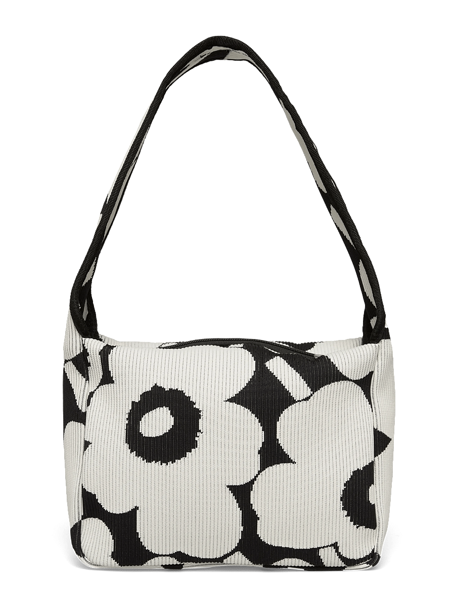 Marimekko - KNITTED SHOULDERBAG UNIKKO - modetrends - black, off white - 1