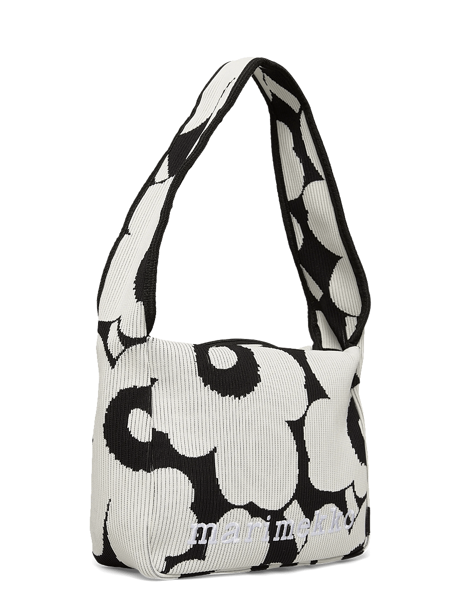 Marimekko - KNITTED SHOULDERBAG UNIKKO - modetrends - black, off white - 2
