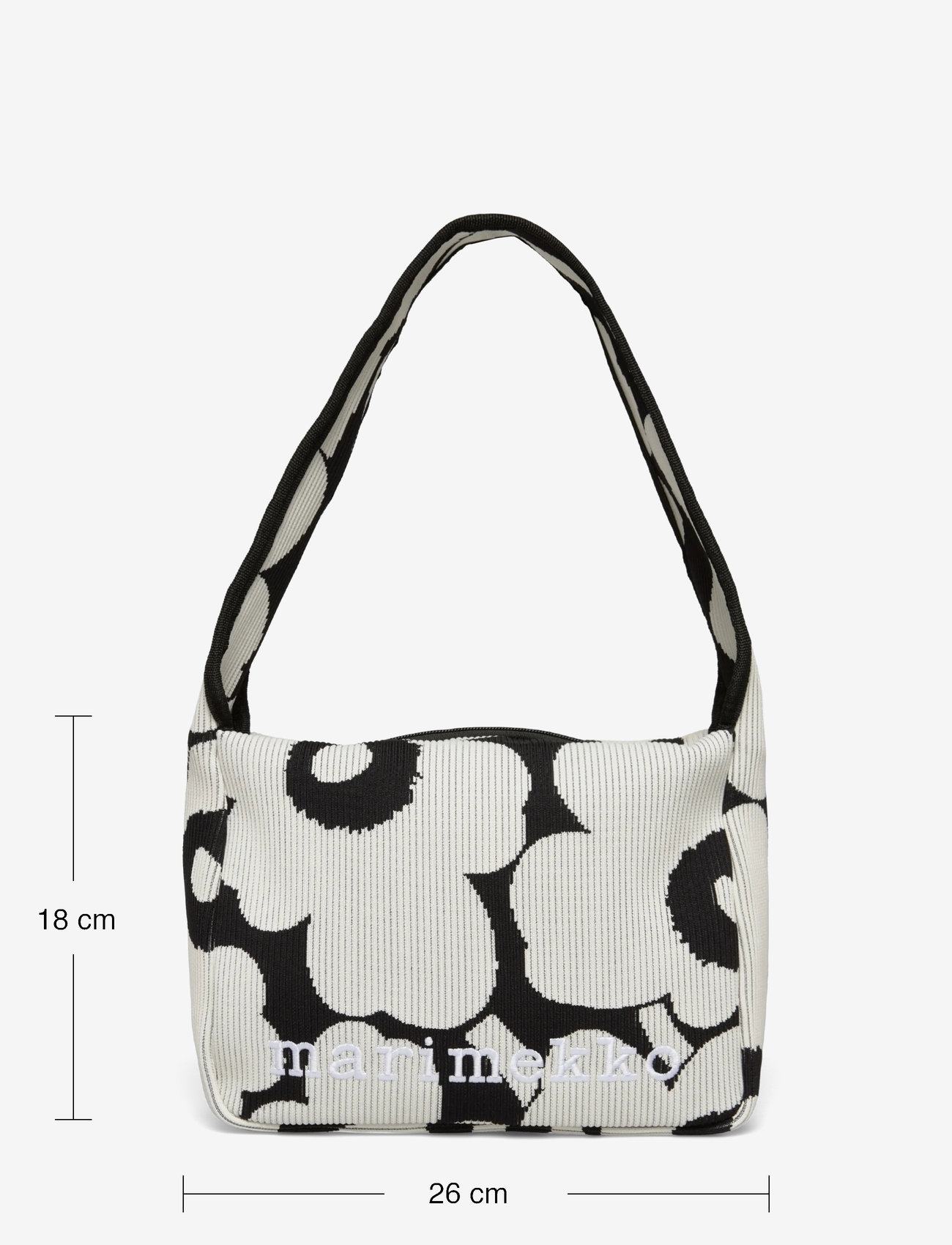 Marimekko - KNITTED SHOULDERBAG UNIKKO - fashion trends - black, off white - 3