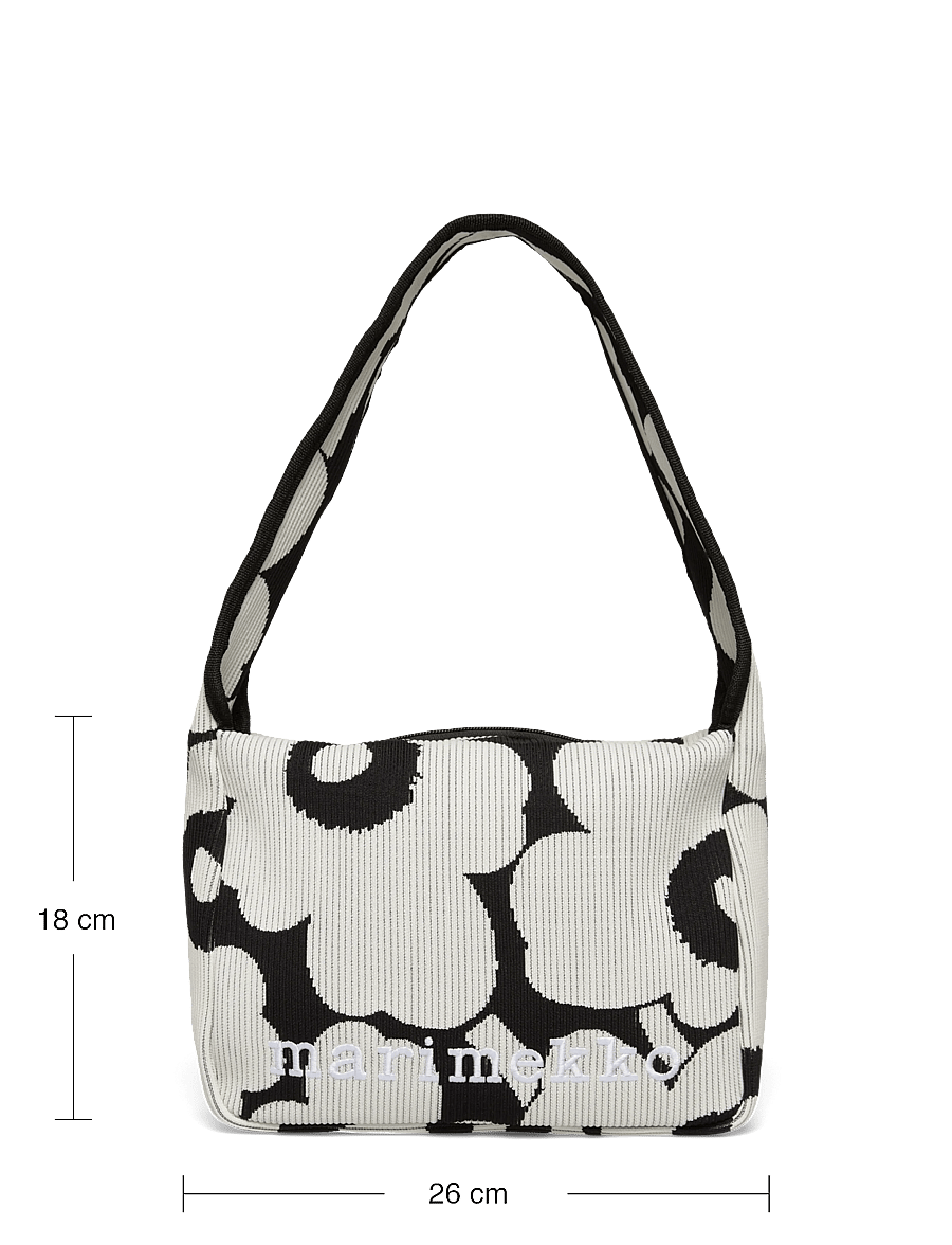 Marimekko - KNITTED SHOULDERBAG UNIKKO - modetrends - black, off white - 3