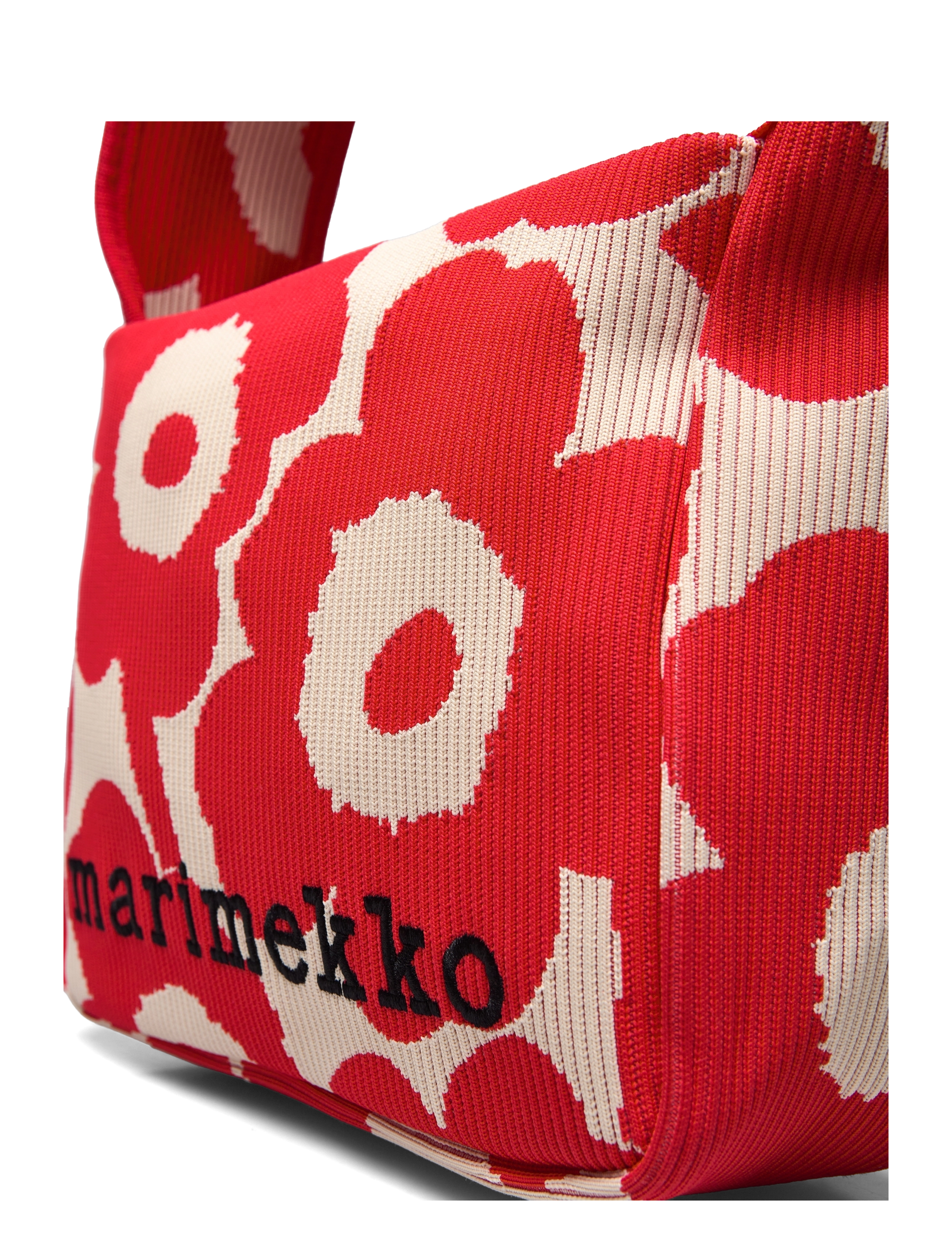 Marimekko - KNITTED SHOULDERBAG UNIKKO - pink, beige - 4