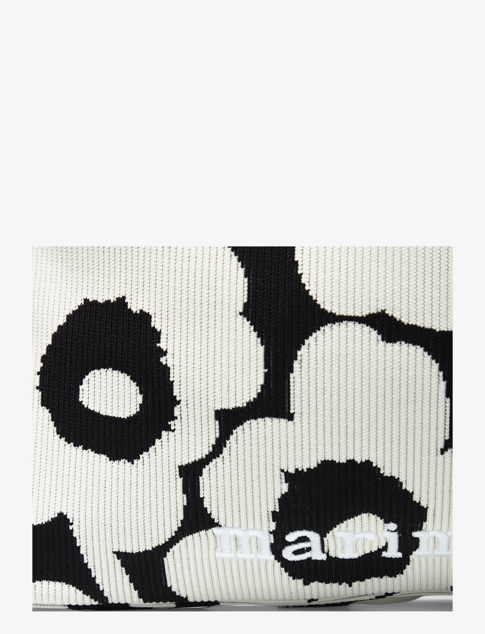 Marimekko - KNITTED BAG LARGE UNIKKO - totes - black, off white - 4