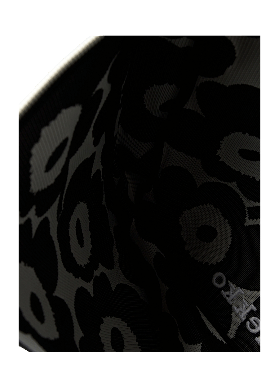 Marimekko - KNITTED BAG LARGE UNIKKO - tote bags - black, off white - 5