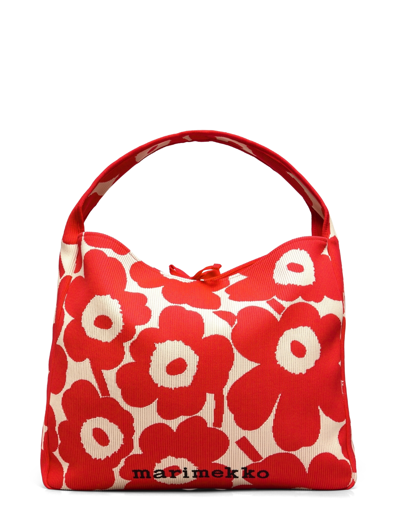 Marimekko - KNITTED BAG LARGE UNIKKO - pink, beige - 1