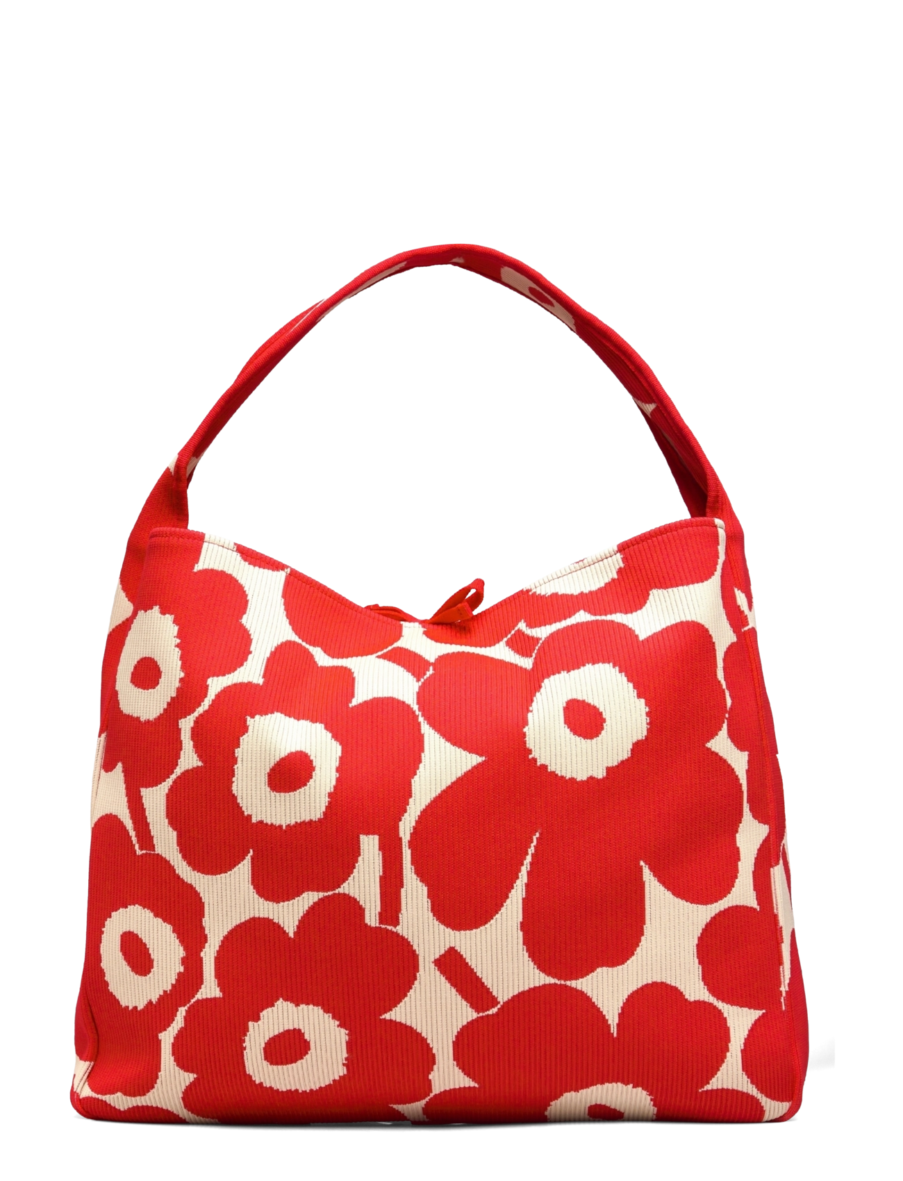 Marimekko - KNITTED BAG LARGE UNIKKO - pink, beige - 2
