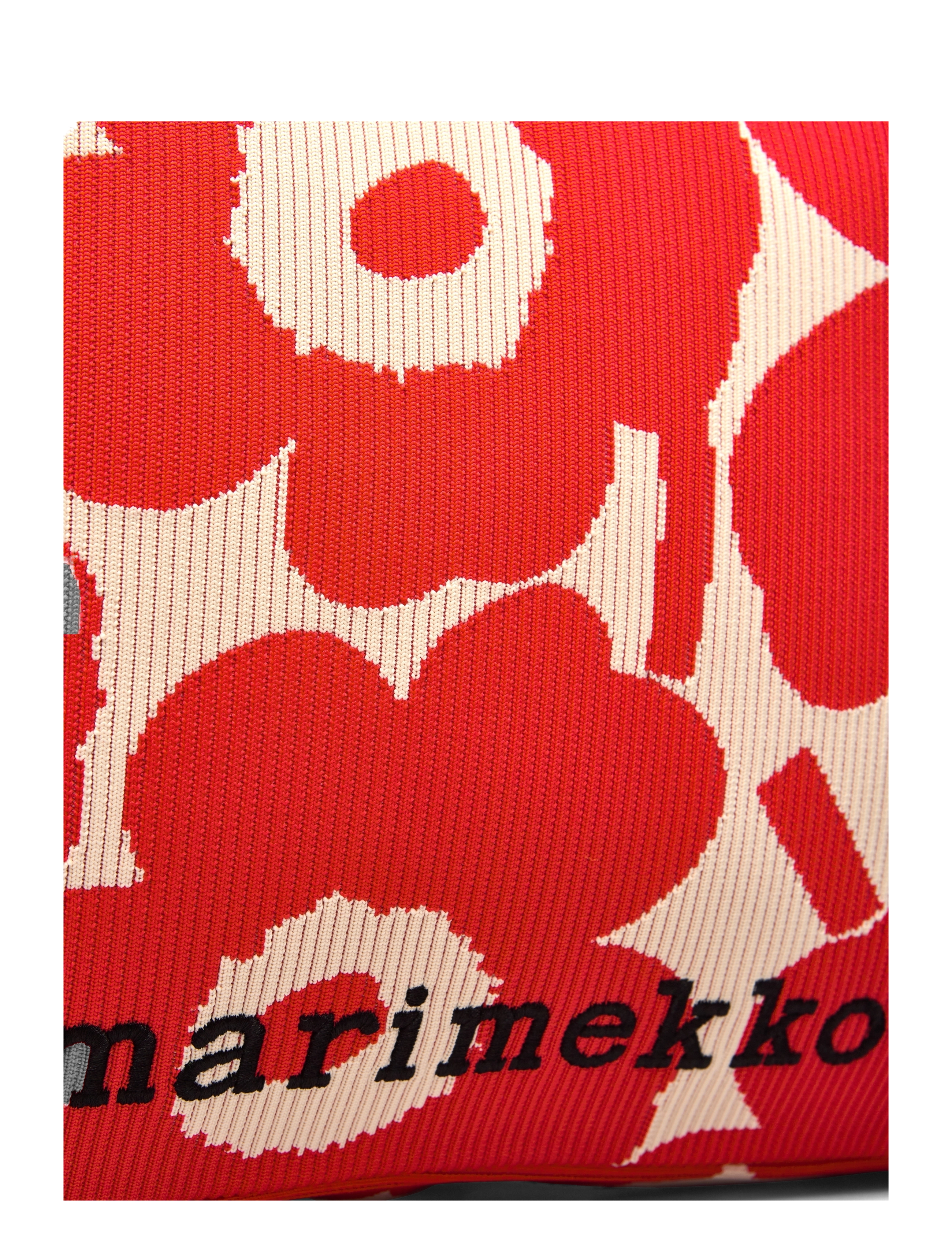 Marimekko - KNITTED BAG LARGE UNIKKO - pink, beige - 4