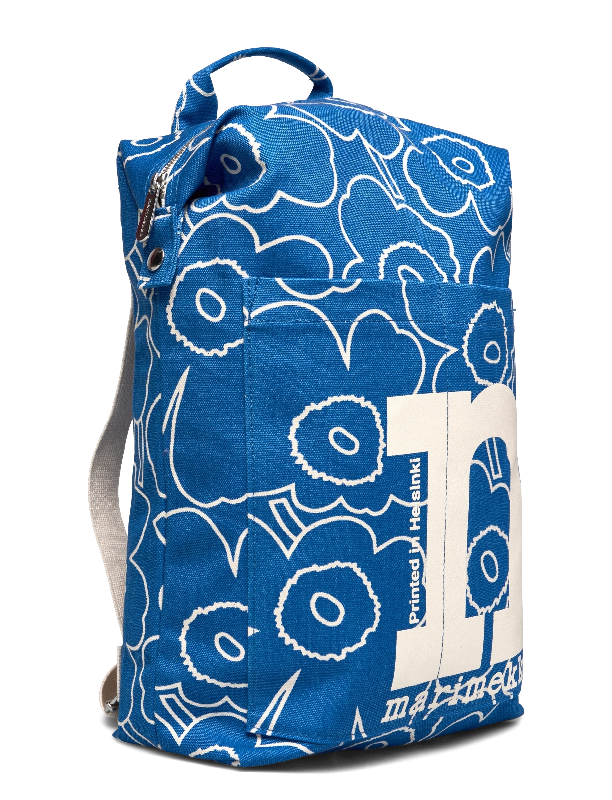 Marimekko - MONO BACKPACK PIIRTO UNIKKO - blue, off white - 3