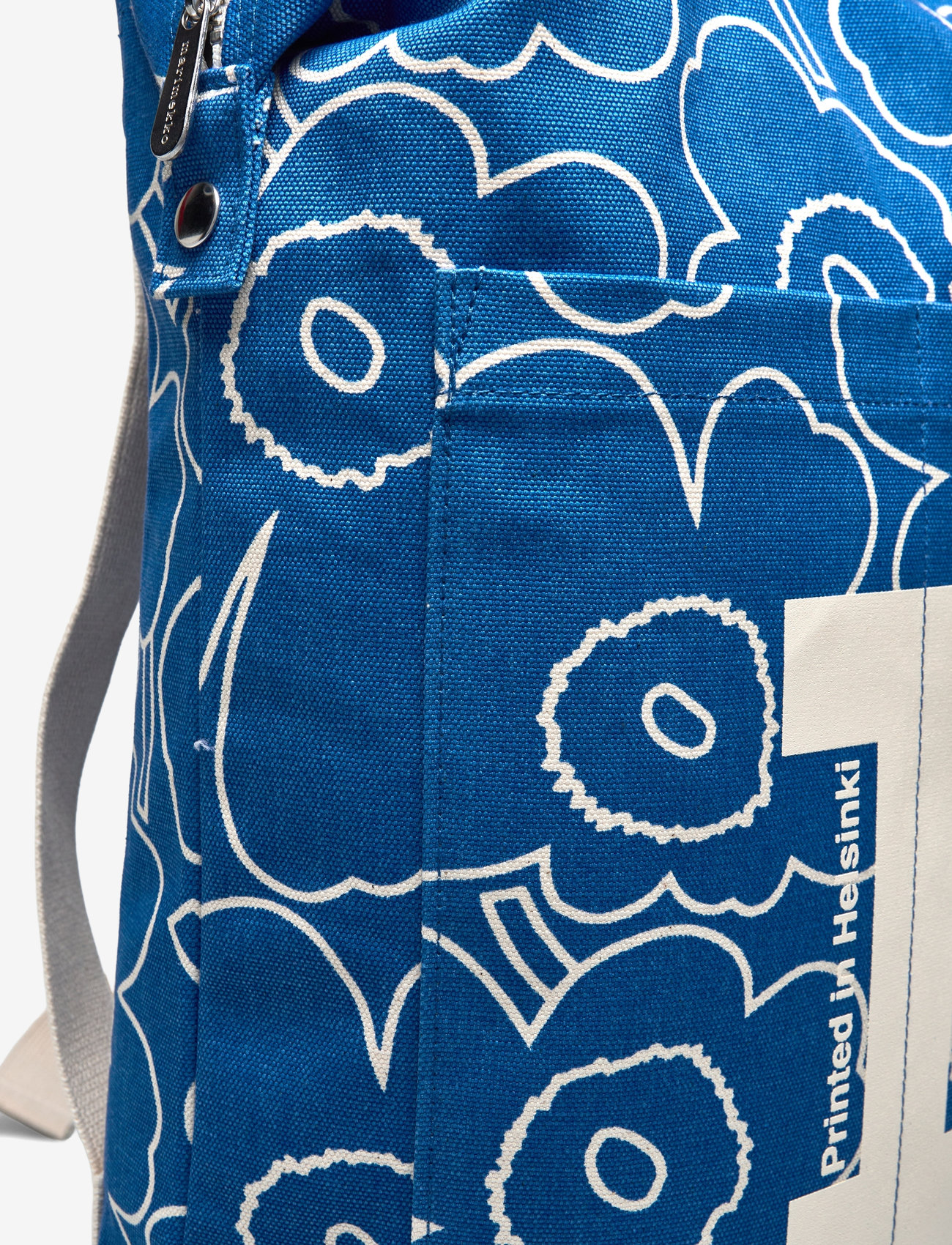 Marimekko - MONO BACKPACK PIIRTO UNIKKO - blue, off white - 4