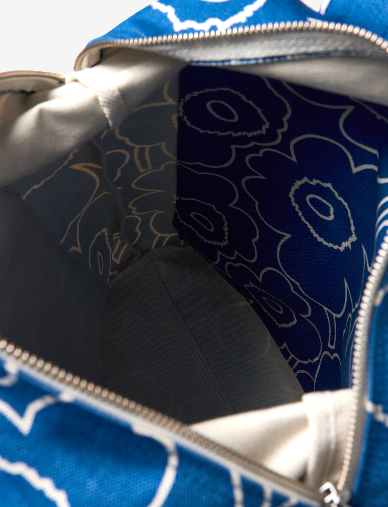 Marimekko - MONO BACKPACK PIIRTO UNIKKO - blue, off white - 5