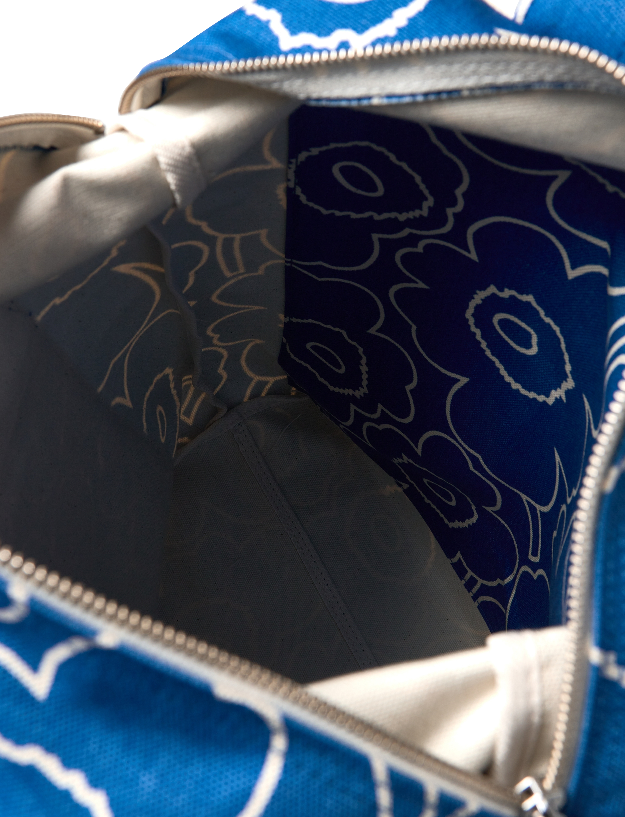 Marimekko - MONO BACKPACK PIIRTO UNIKKO - blue, off white - 5